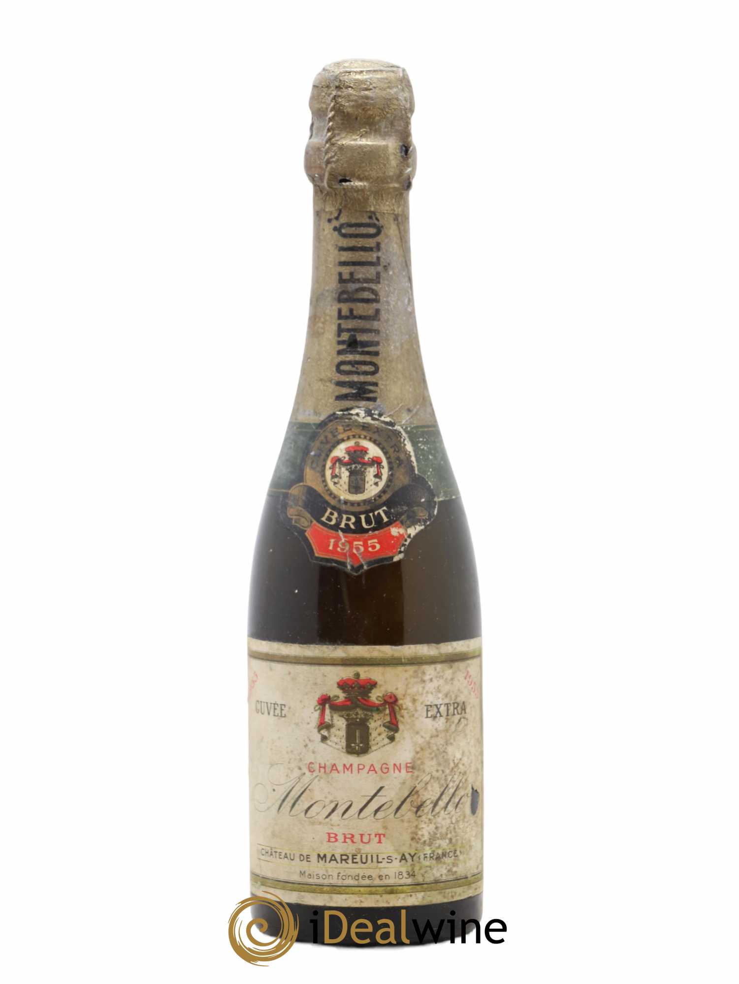Champagne Montebello Cuvée Extra (sans prix de réserve) 1955 - Posten von 1 Demi-Flasche - 0
