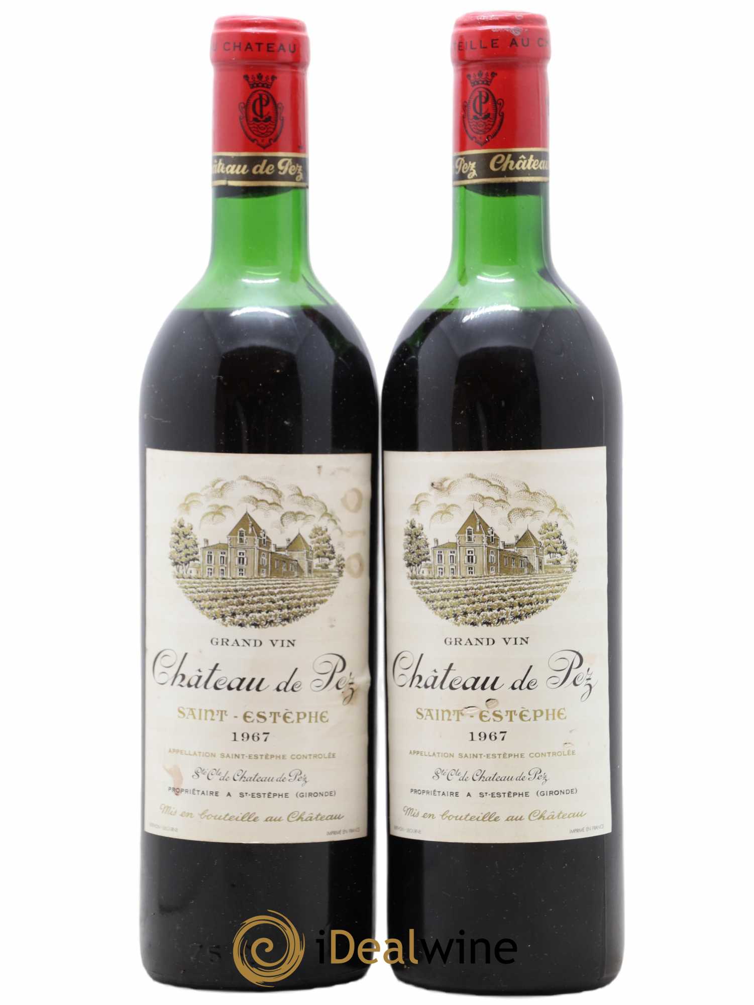 Château de Pez 1967 - Lot de 2 bouteilles - 0