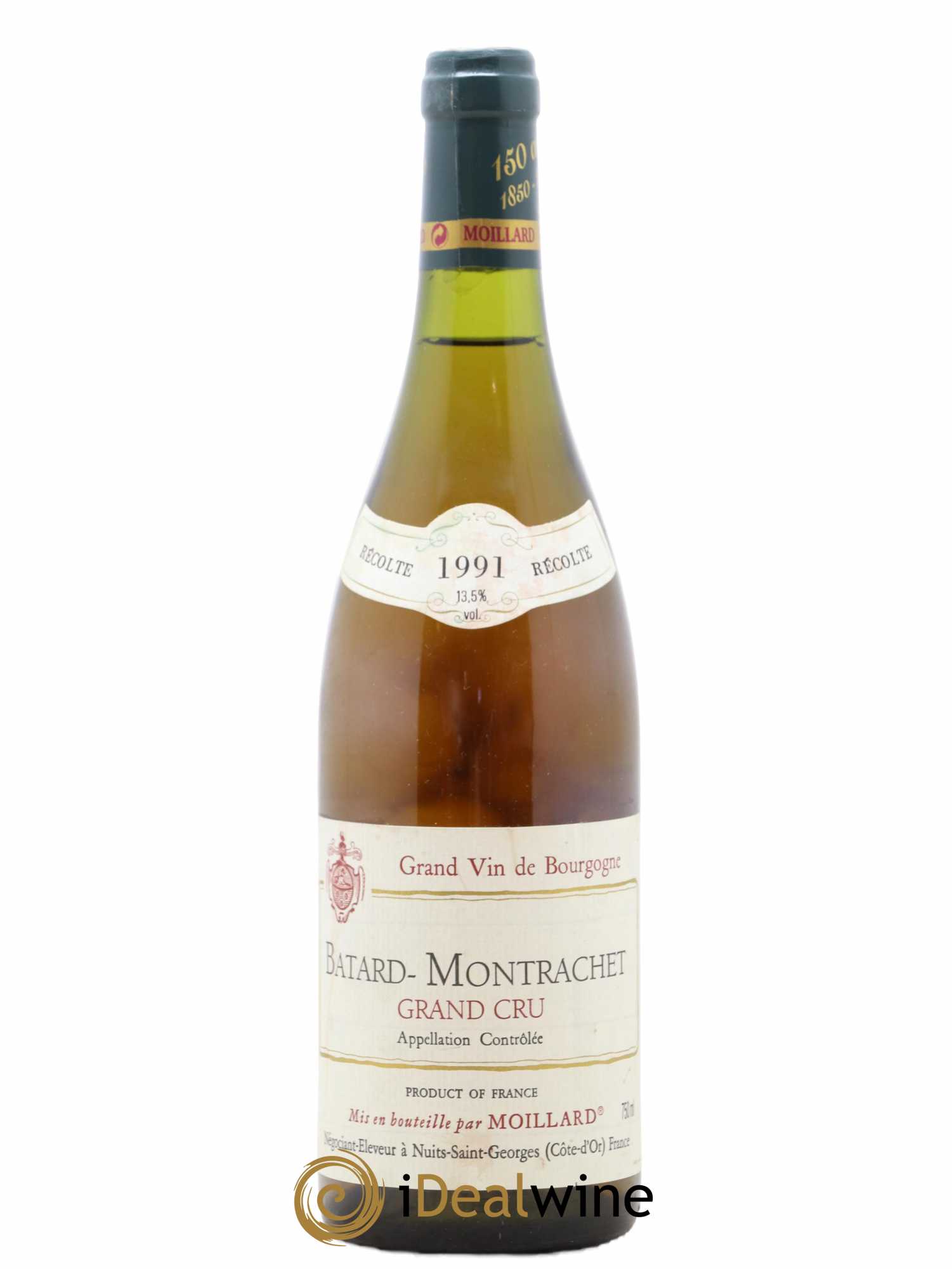 Bâtard-Montrachet Grand Cru Moillard 1991 - Lot de 1 bouteille - 0