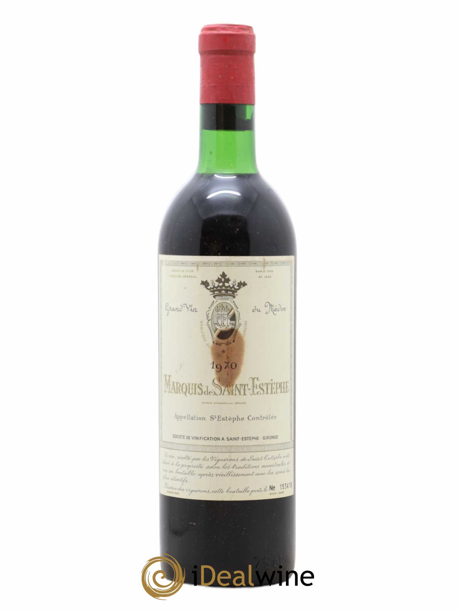 Marquis de Saint Estèphe 1970 - Lot de 1 bouteille - 0