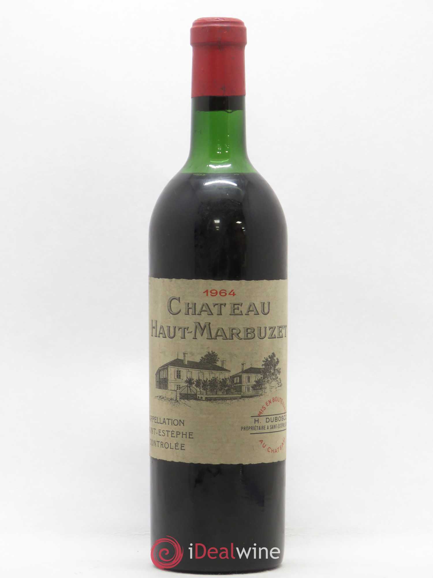Château Haut Marbuzet 1964 - Lot de 1 bouteille - 0