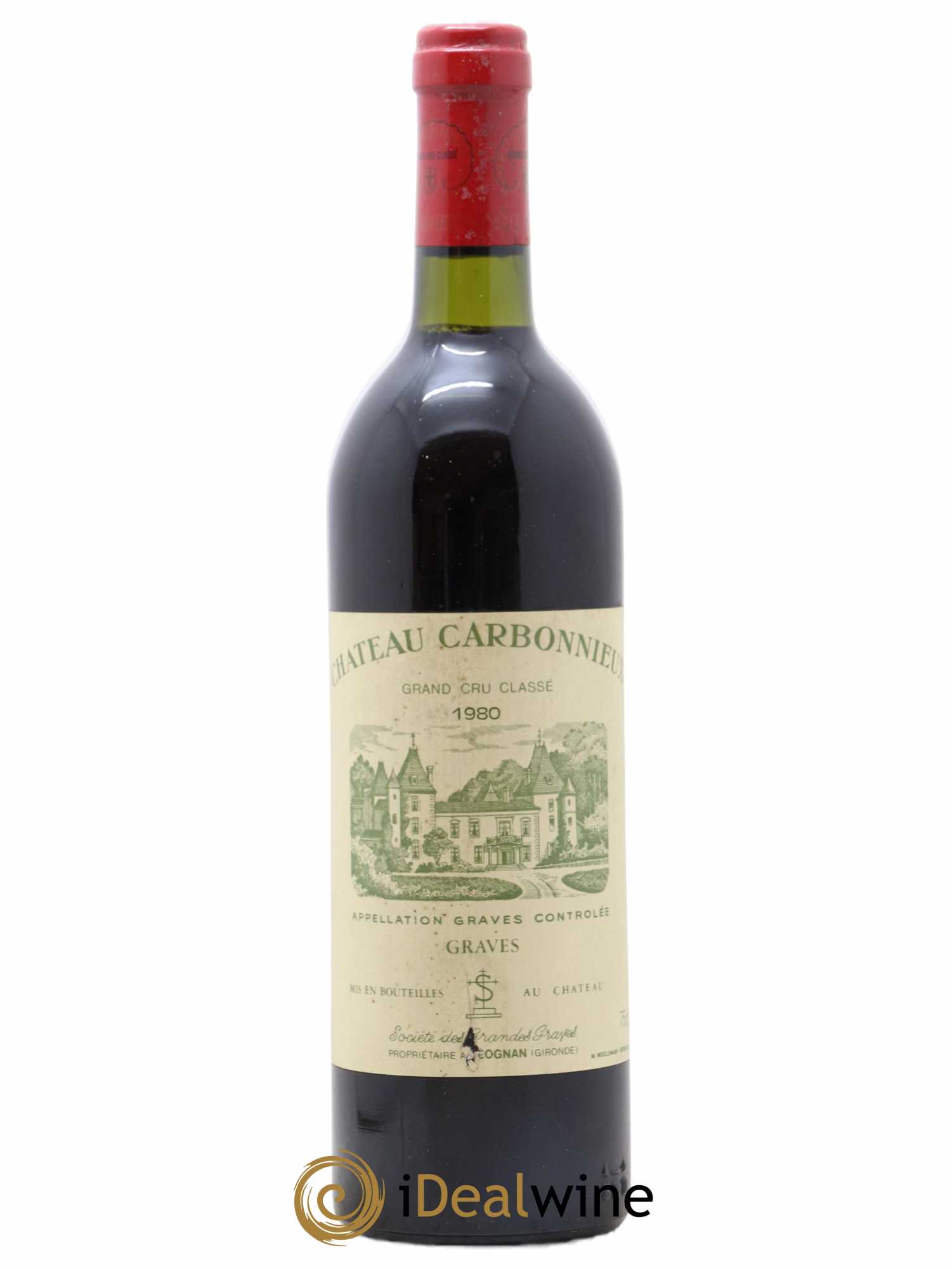Château Carbonnieux Cru Classé de Graves 1980 - Lot de 1 bouteille - 0