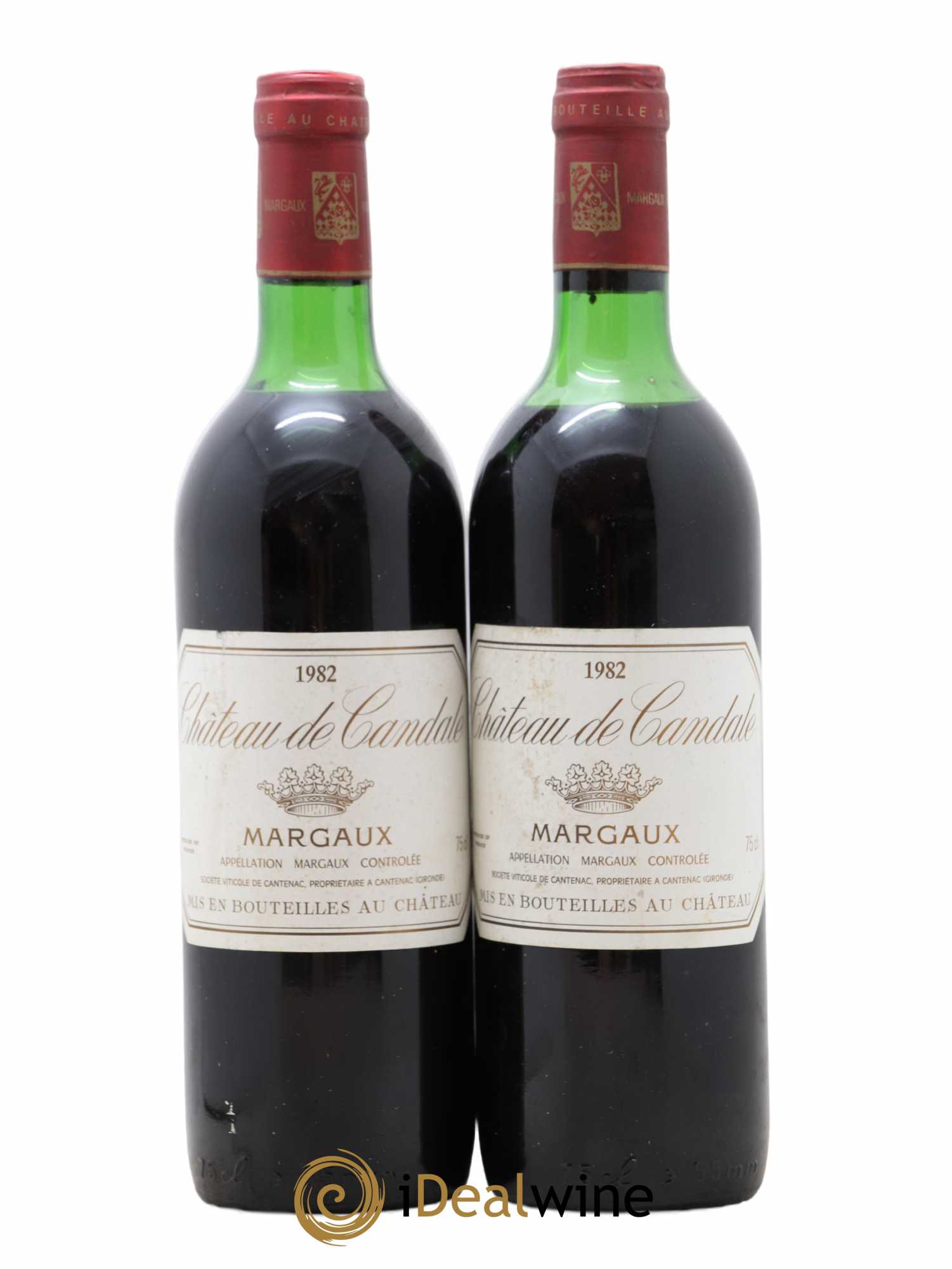 Haut Médoc Château de Candale 1982 - Lot de 2 bouteilles - 0