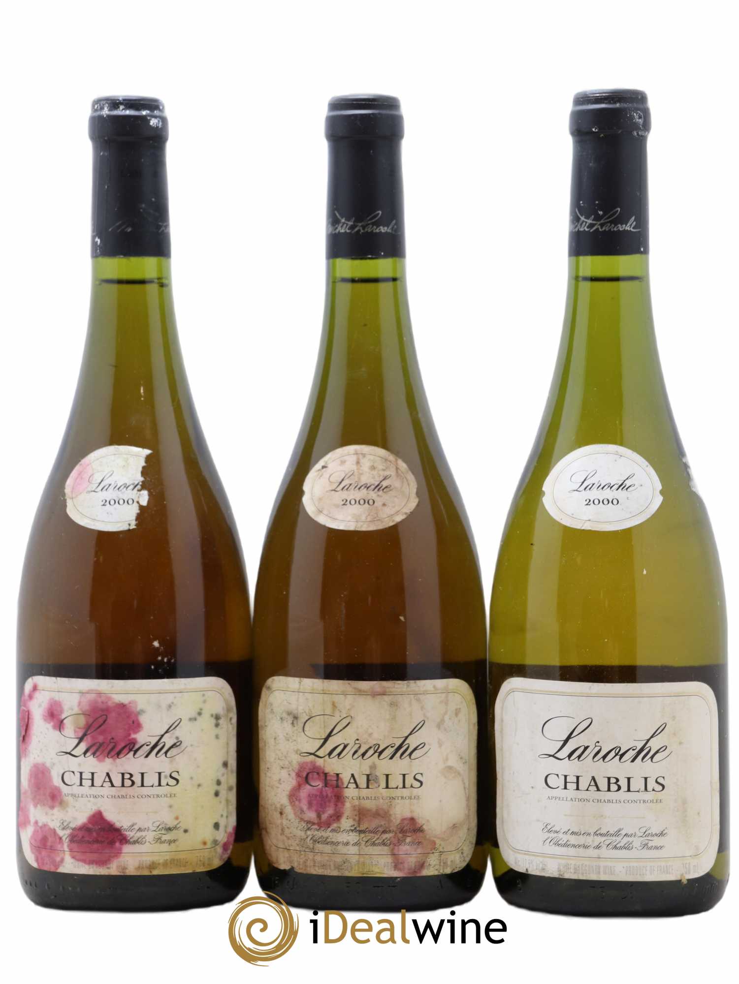 Chablis Laroche 2000 - Posten von 3 Flaschen - 0