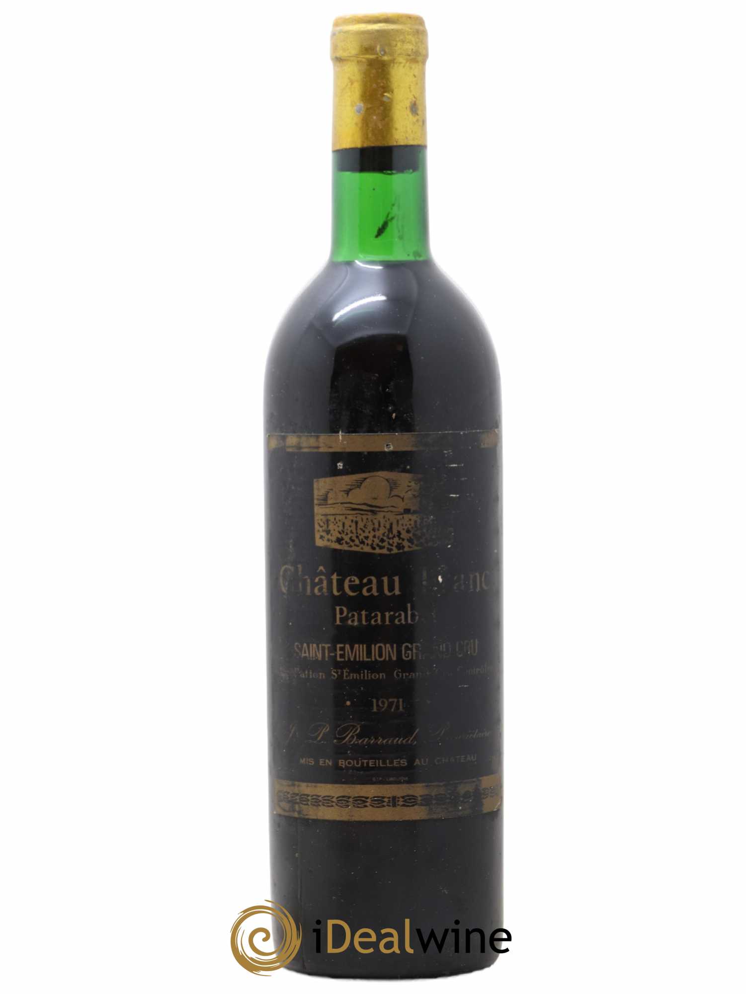 Saint-Émilion Grand Cru Château Franc Patarabet 1971 - Posten von 1 Flasche - 0