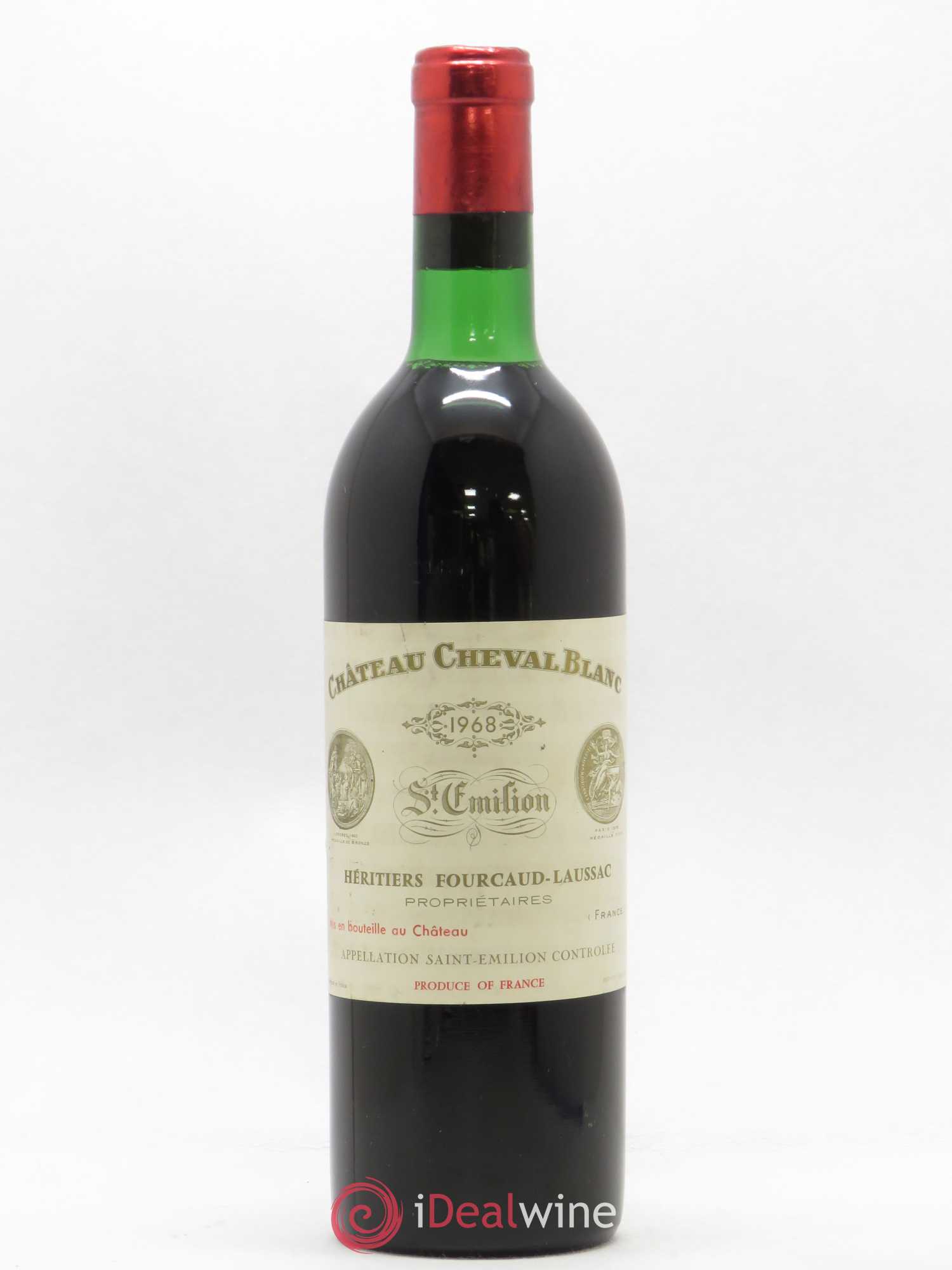 Château Cheval Blanc 1er Grand Cru Classé A 1968 - Lot de 1 bouteille - 0