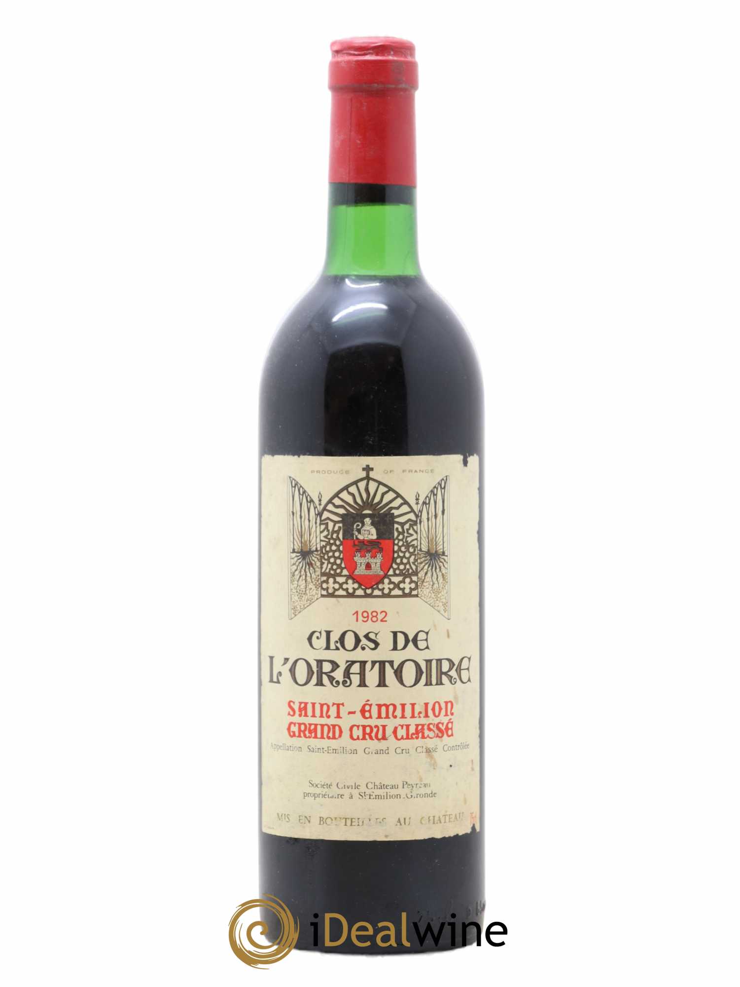 Clos de l'Oratoire Grand Cru Classé 1982 - Lot de 1 bouteille - 0
