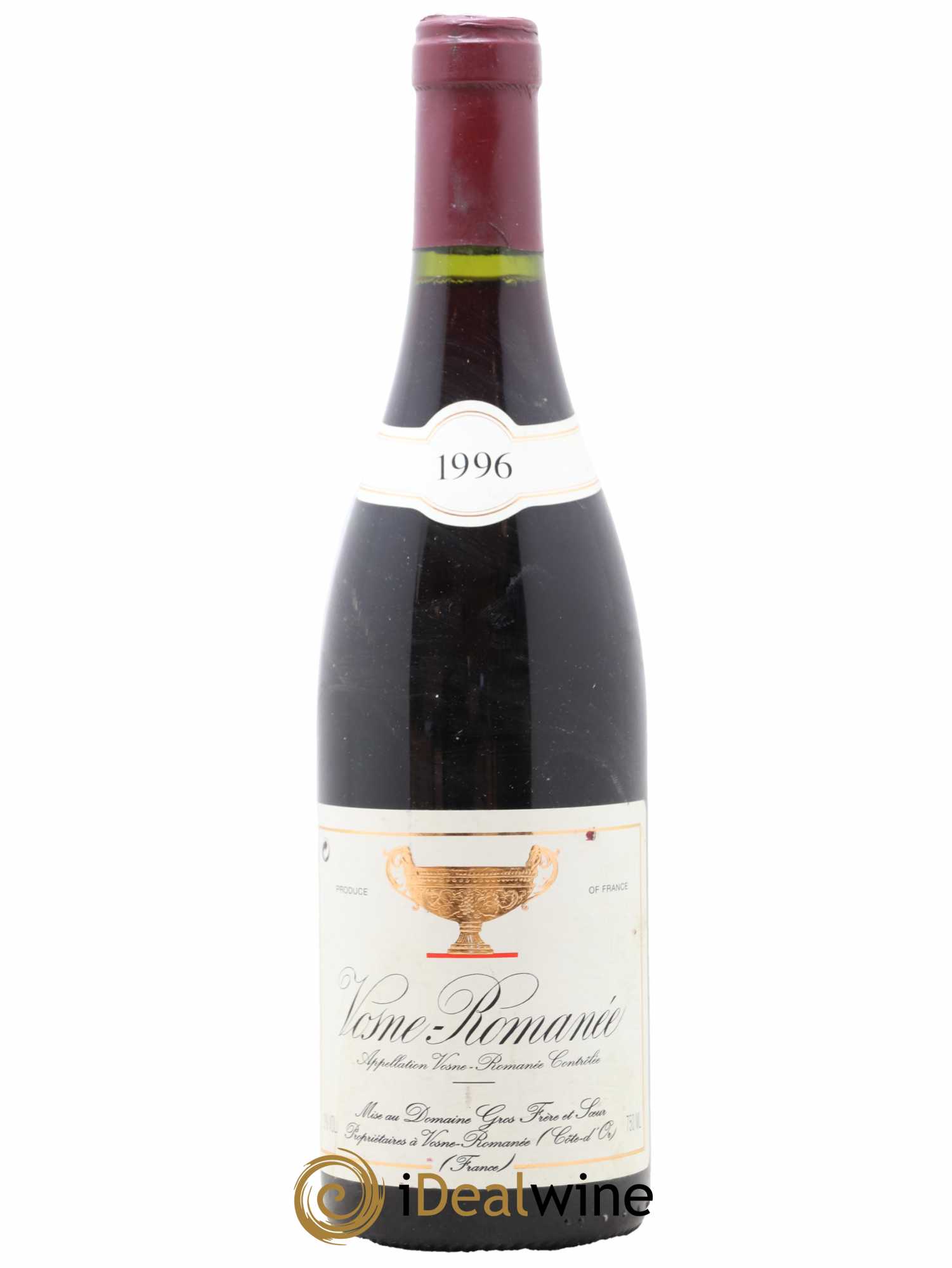 Vosne-Romanée Gros Frère & Soeur 1996 - Lot de 1 bouteille - 0