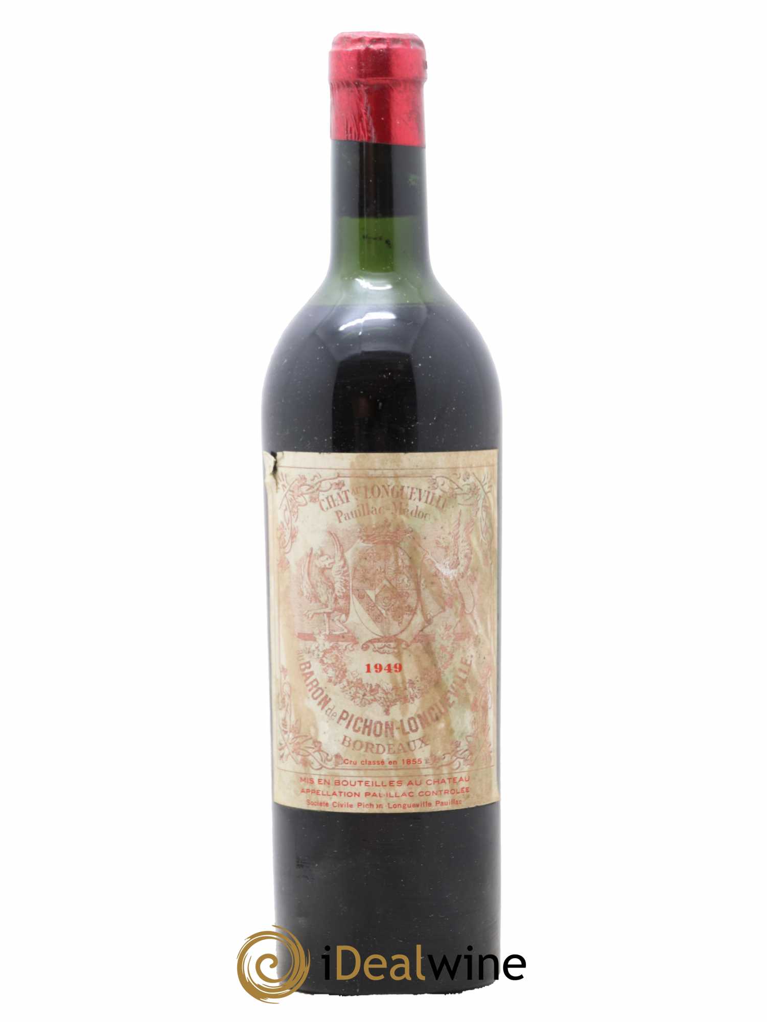Pichon Longueville Baron 2ème Grand Cru Classé 1949 - Posten von 1 Flasche - 0
