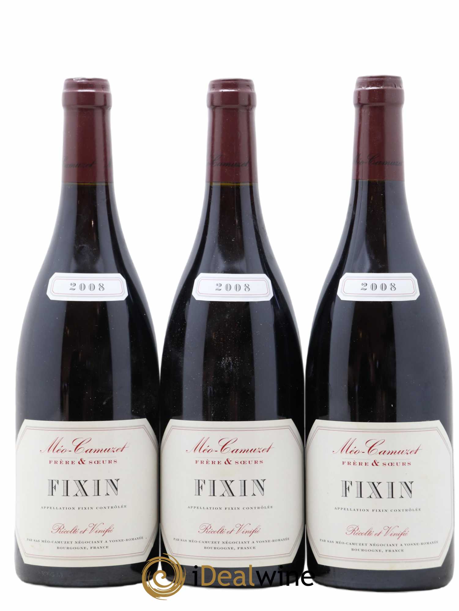 Fixin Méo-Camuzet (Frère & Soeurs) 2008 - Lot de 3 bouteilles - 0