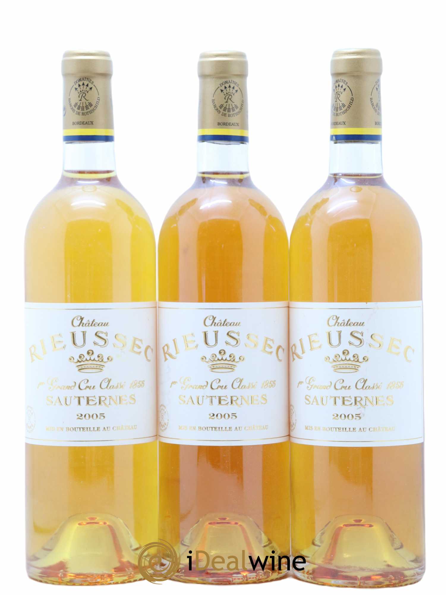 Château Rieussec 1er Grand Cru Classé 2005 - Lotto di 3 bottiglie - 0