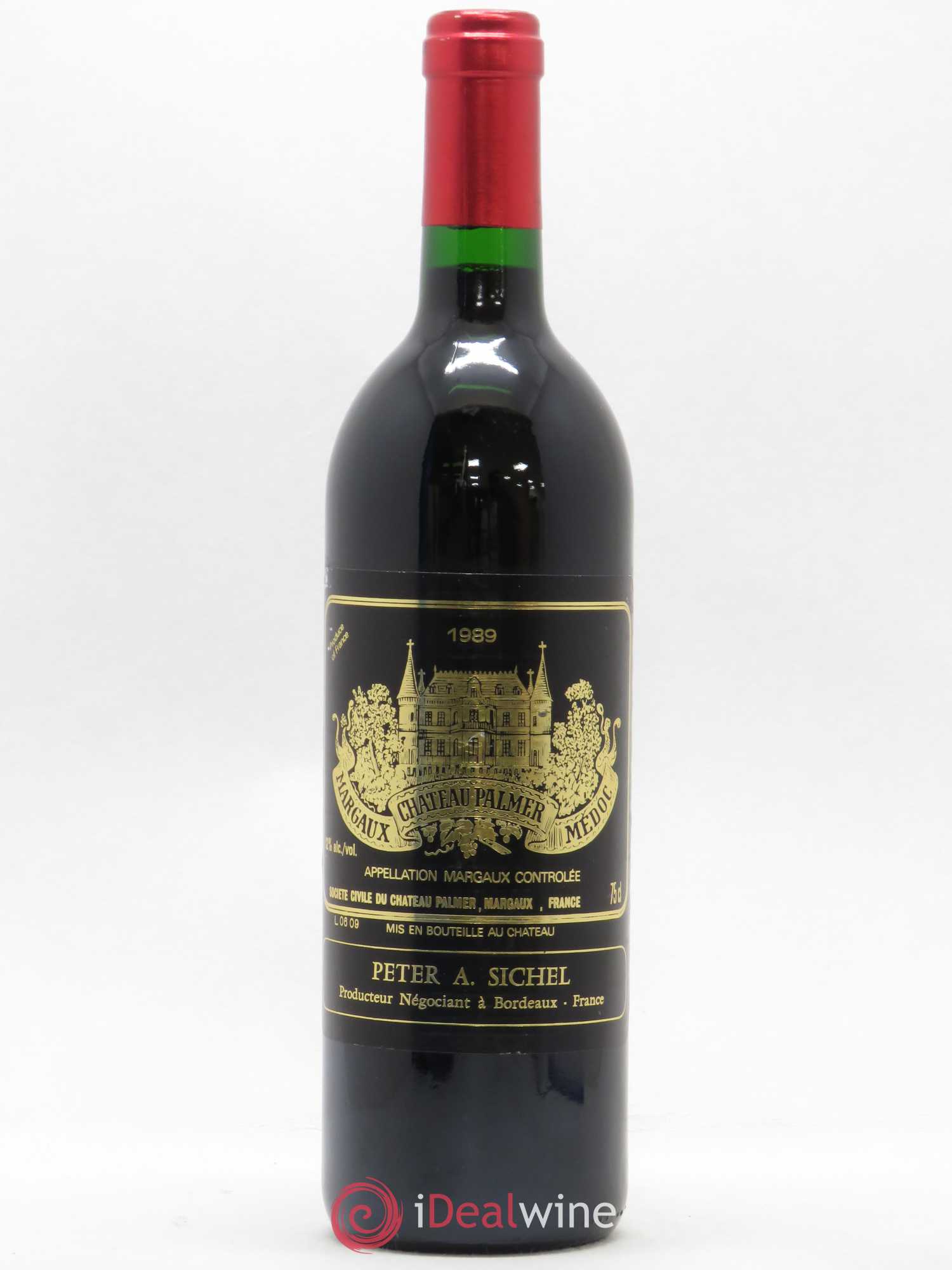 Château Palmer 3ème Grand Cru Classé 1989 - Lot de 1 bouteille - 0