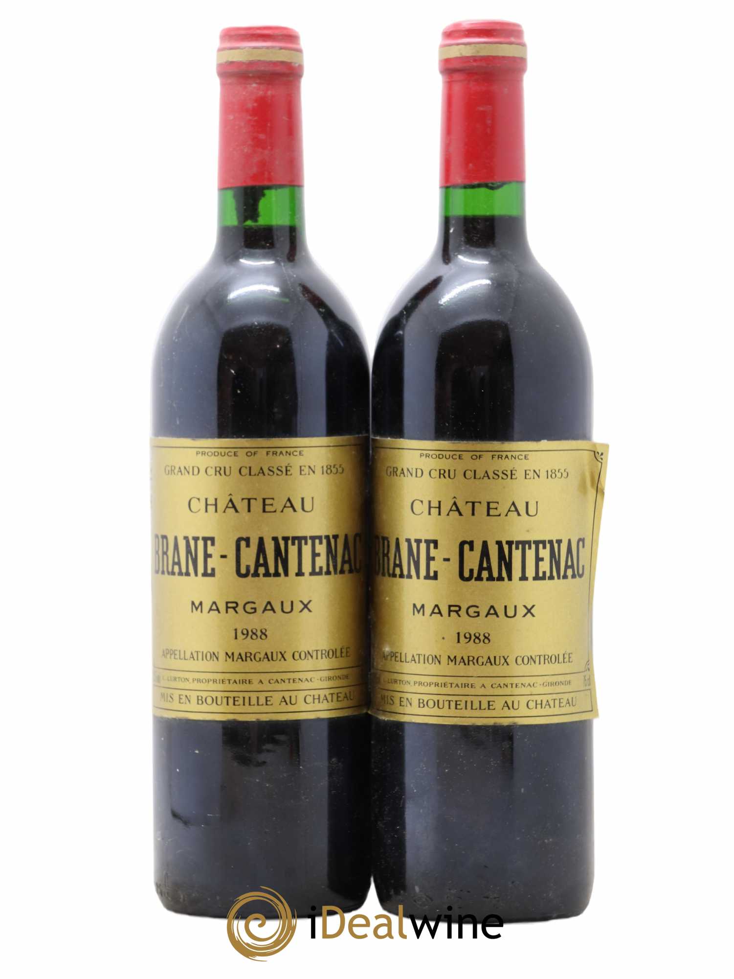 Château Brane Cantenac 2ème Grand Cru Classé 1988 - Lot de 2 bouteilles - 0