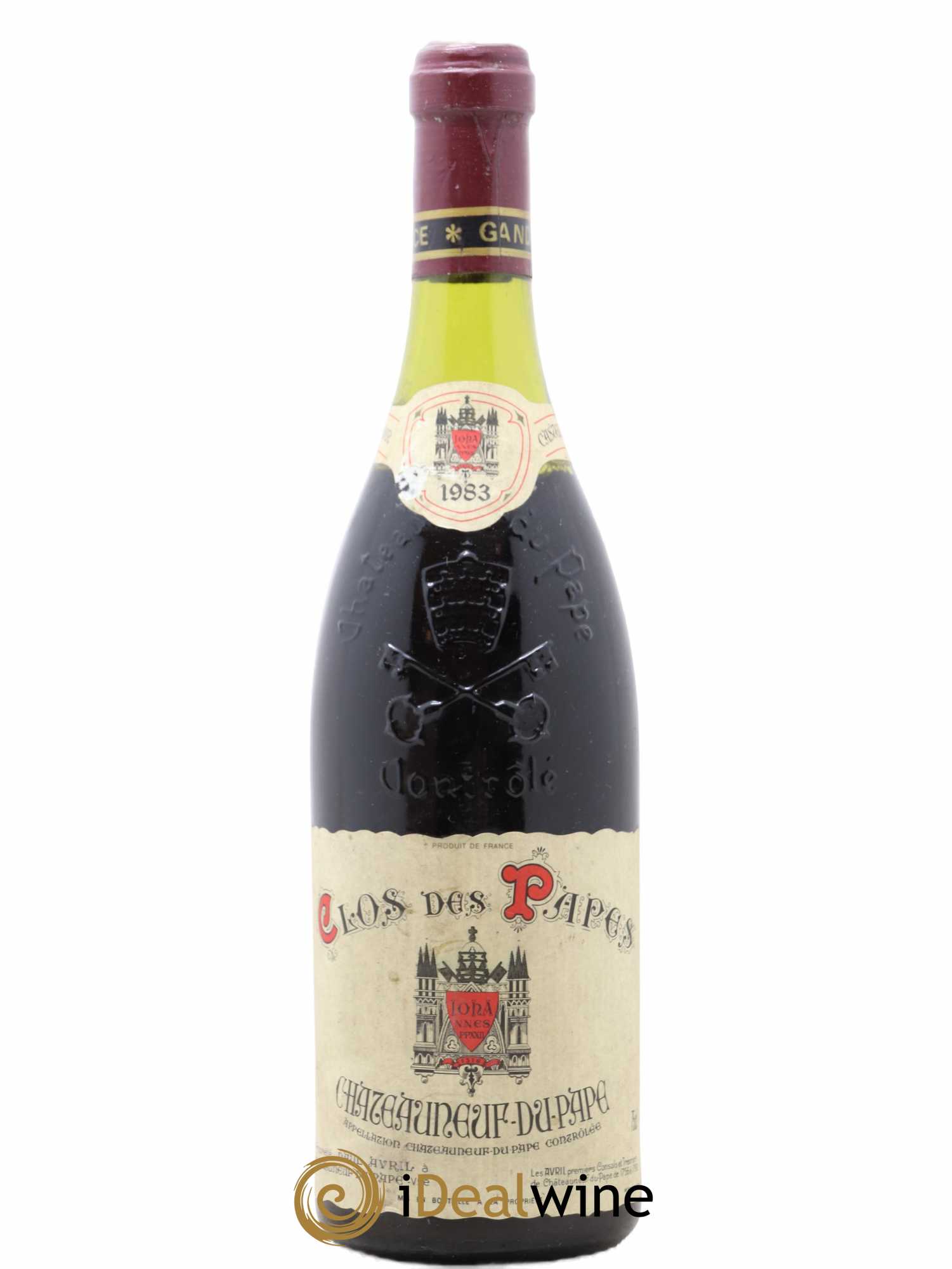 Châteauneuf-du-Pape Clos des Papes - Paul Avril 1983 - Lot de 1 bouteille - 0
