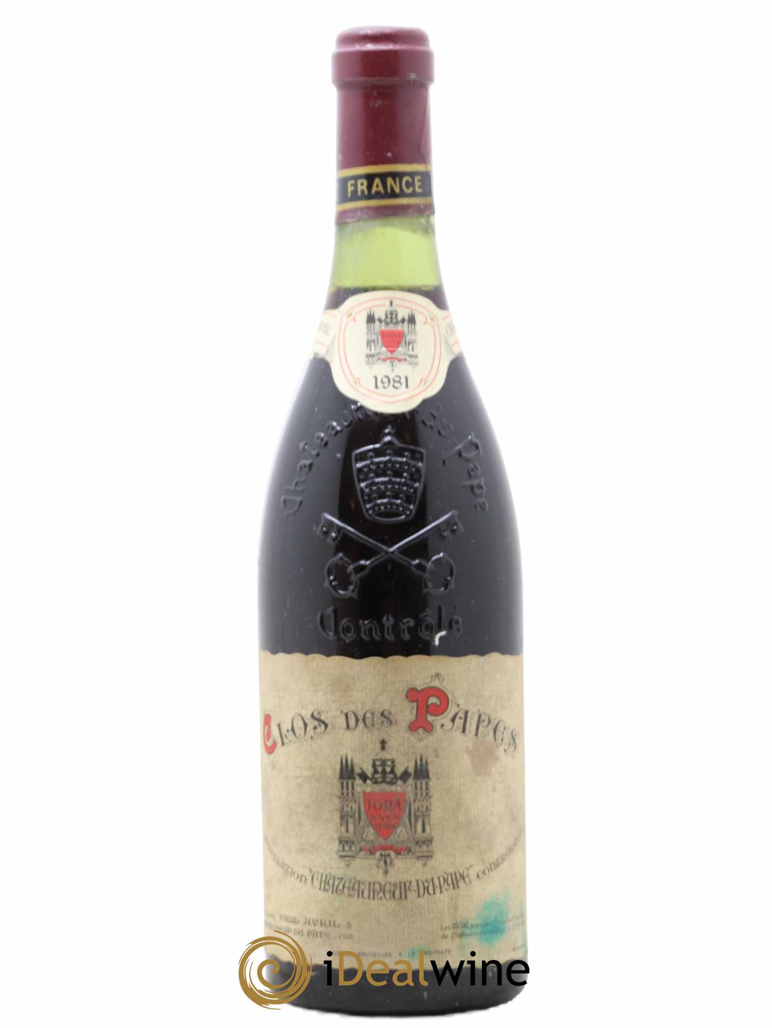 Châteauneuf-du-Pape Clos des Papes - Paul Avril 1981 - Lot de 1 bouteille - 0