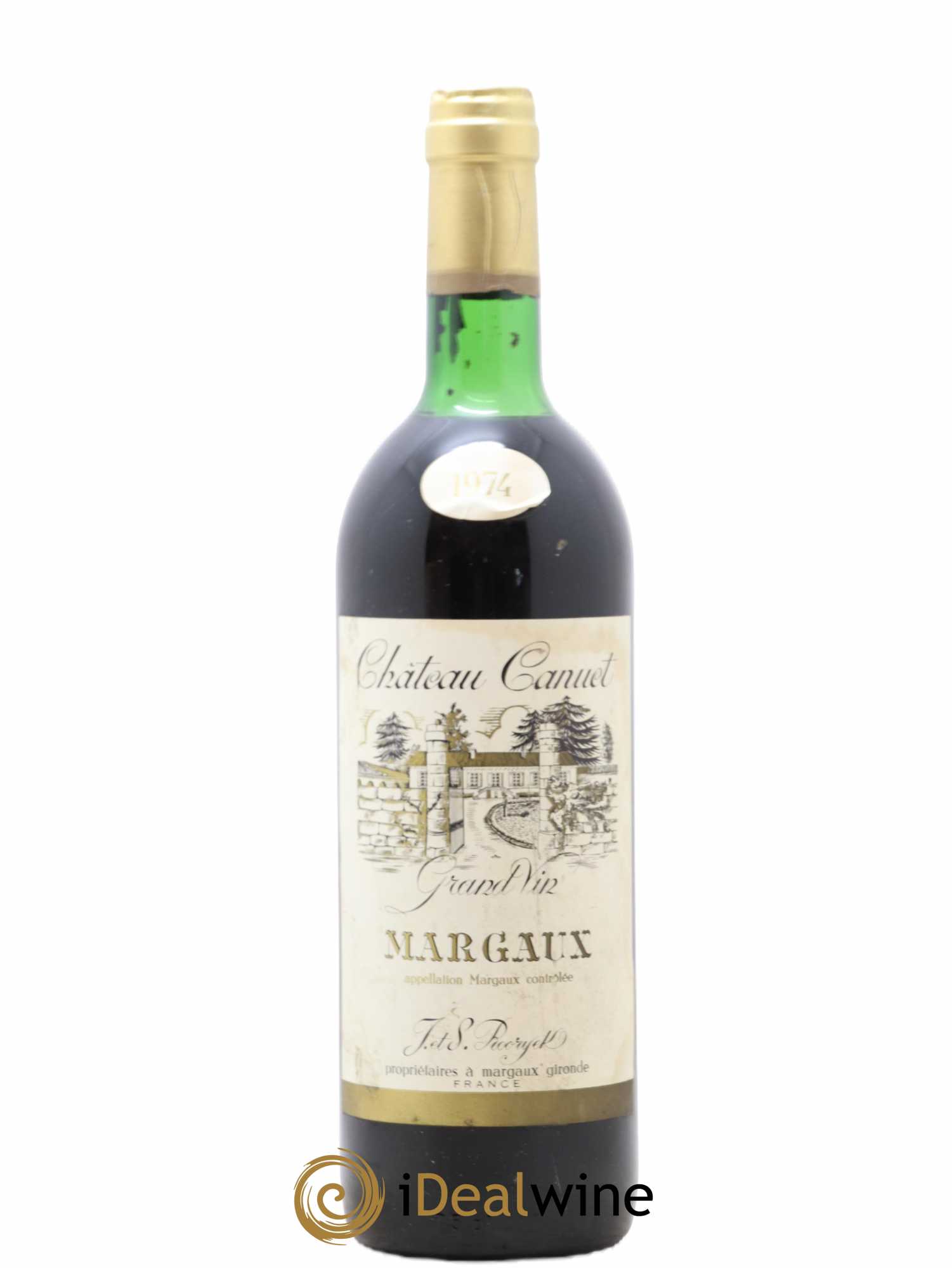 Bordeaux Chateau Canuet 1974 - Lot de 1 bouteille - 0