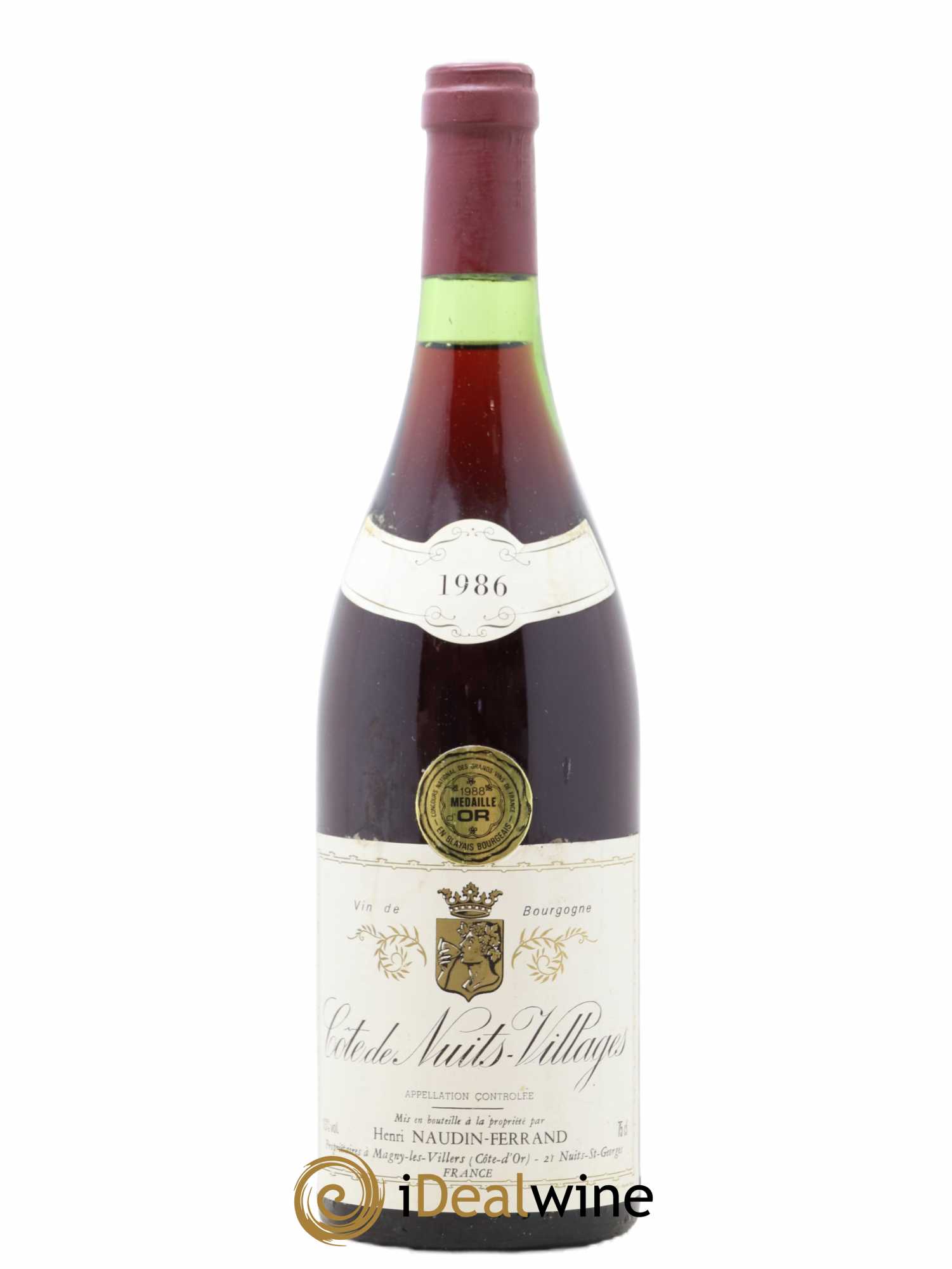 Côte de Nuits-Villages Naudin Ferrand 1986 - Lot de 1 bouteille - 0