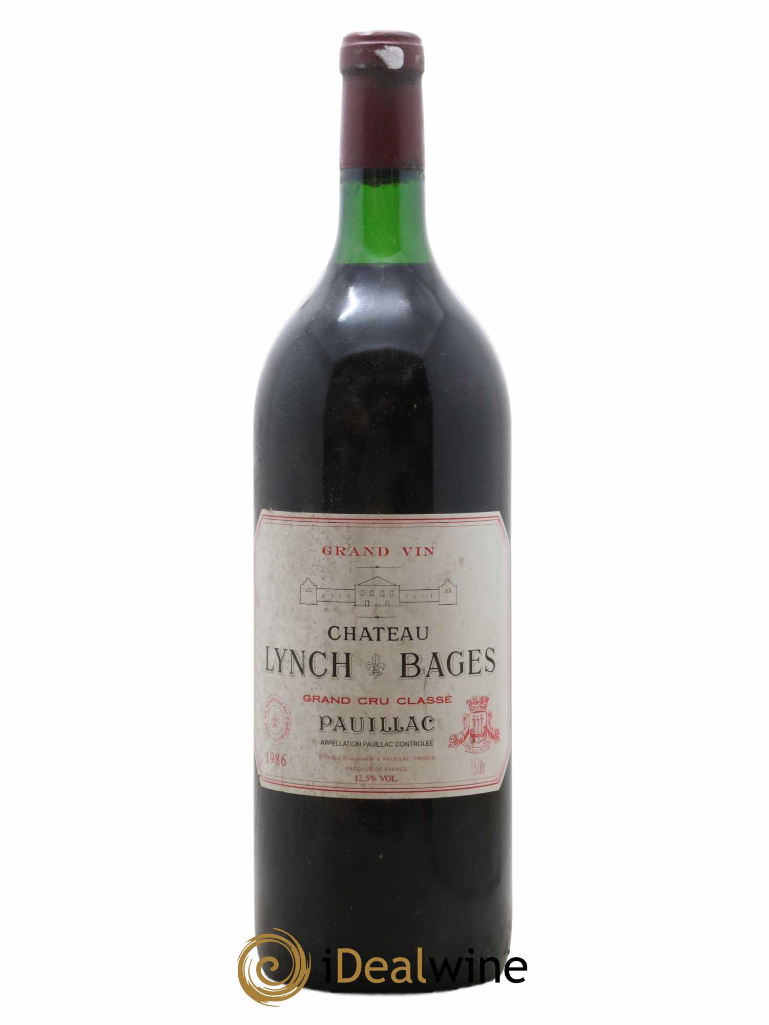 Château Lynch Bages 5ème Grand Cru Classé 1986 - Lot de 1 magnum - 0