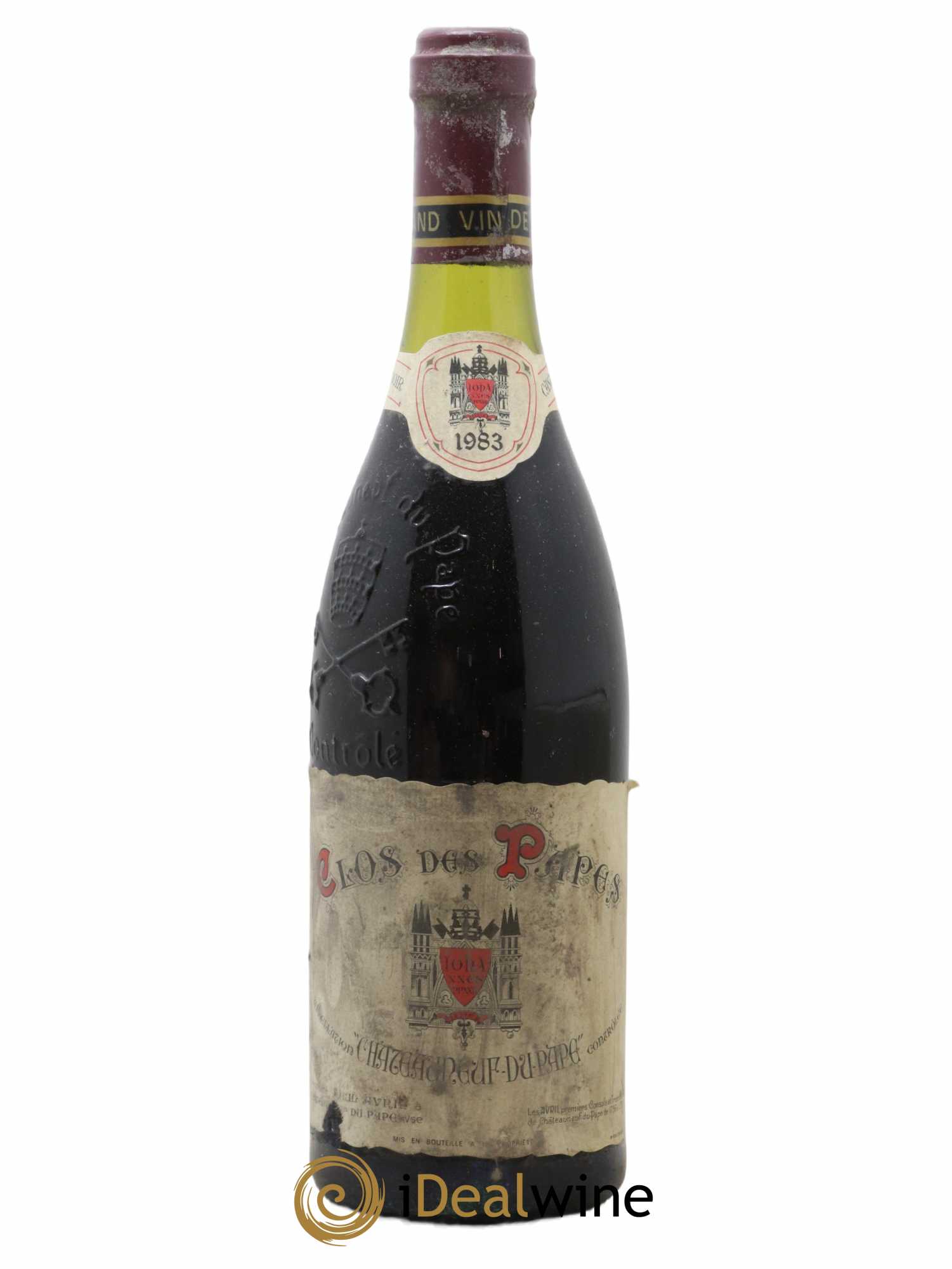 Châteauneuf-du-Pape Clos des Papes - Paul Avril 1983 - Lot de 1 bouteille - 0
