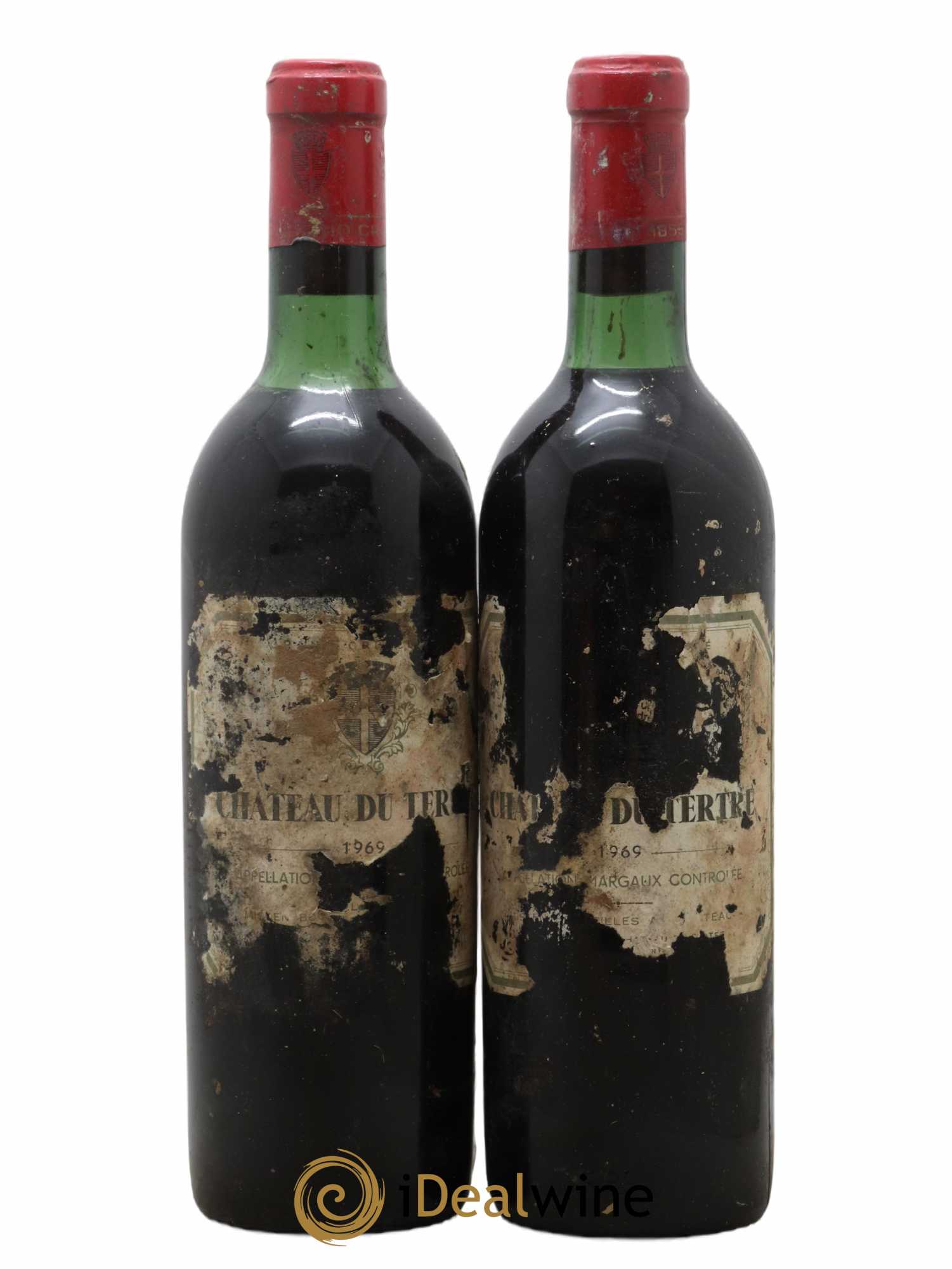 Château du Tertre 5ème Grand Cru Classé 1969 - Lot de 2 bouteilles - 0