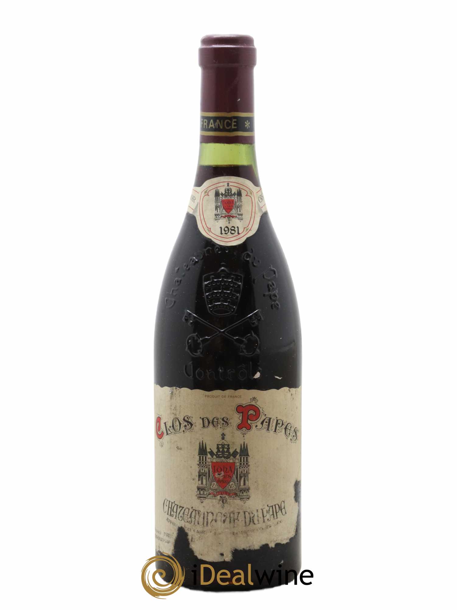 Châteauneuf-du-Pape Clos des Papes - Paul Avril 1981 - Lot de 1 bouteille - 0