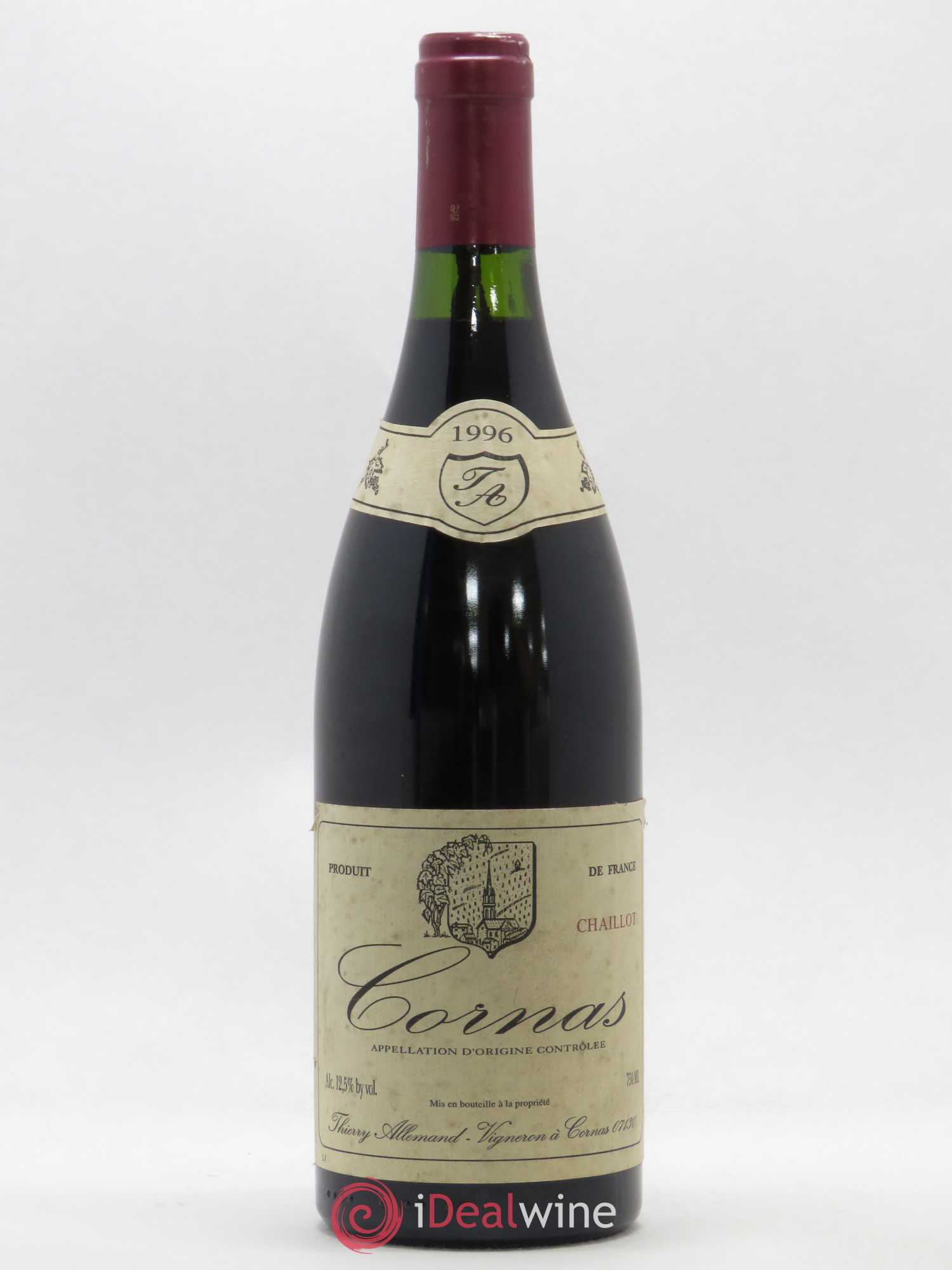 Cornas Chaillot Thierry Allemand 1996 - Lot de 1 bouteille - 0