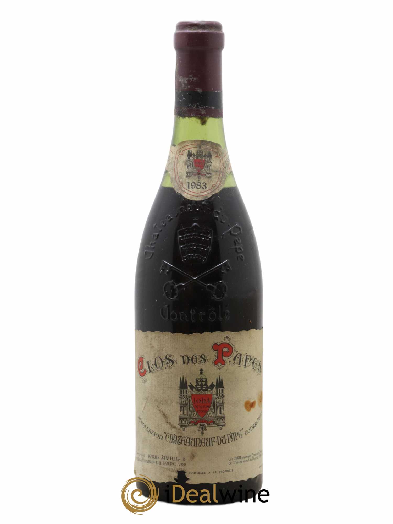 Châteauneuf-du-Pape Clos des Papes - Paul Avril 1983 - Lot de 1 bouteille - 0
