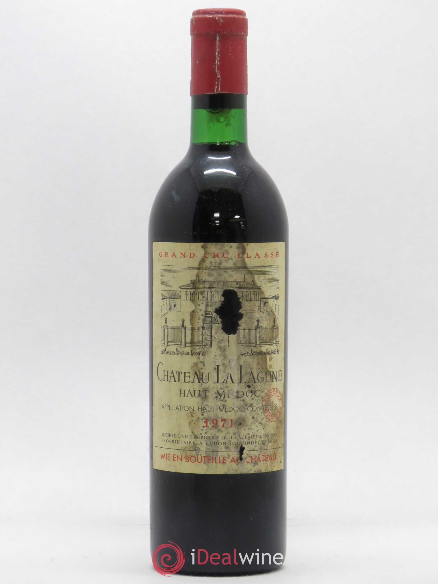 Château la Lagune 3ème Grand Cru Classé 1971 - Lot de 1 bouteille - 0
