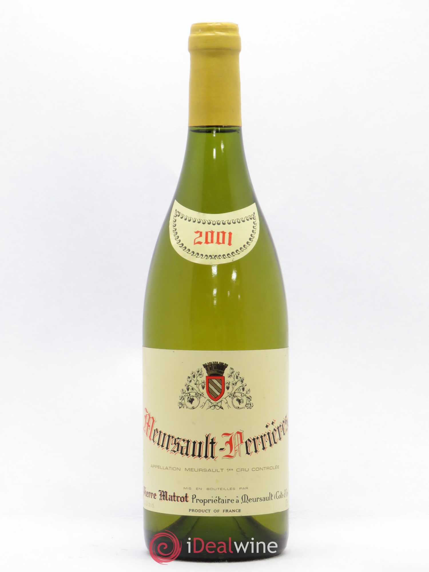 Meursault 1er Cru Perrieres Pierre Matrot 2001 - Lot de 1 bouteille - 0