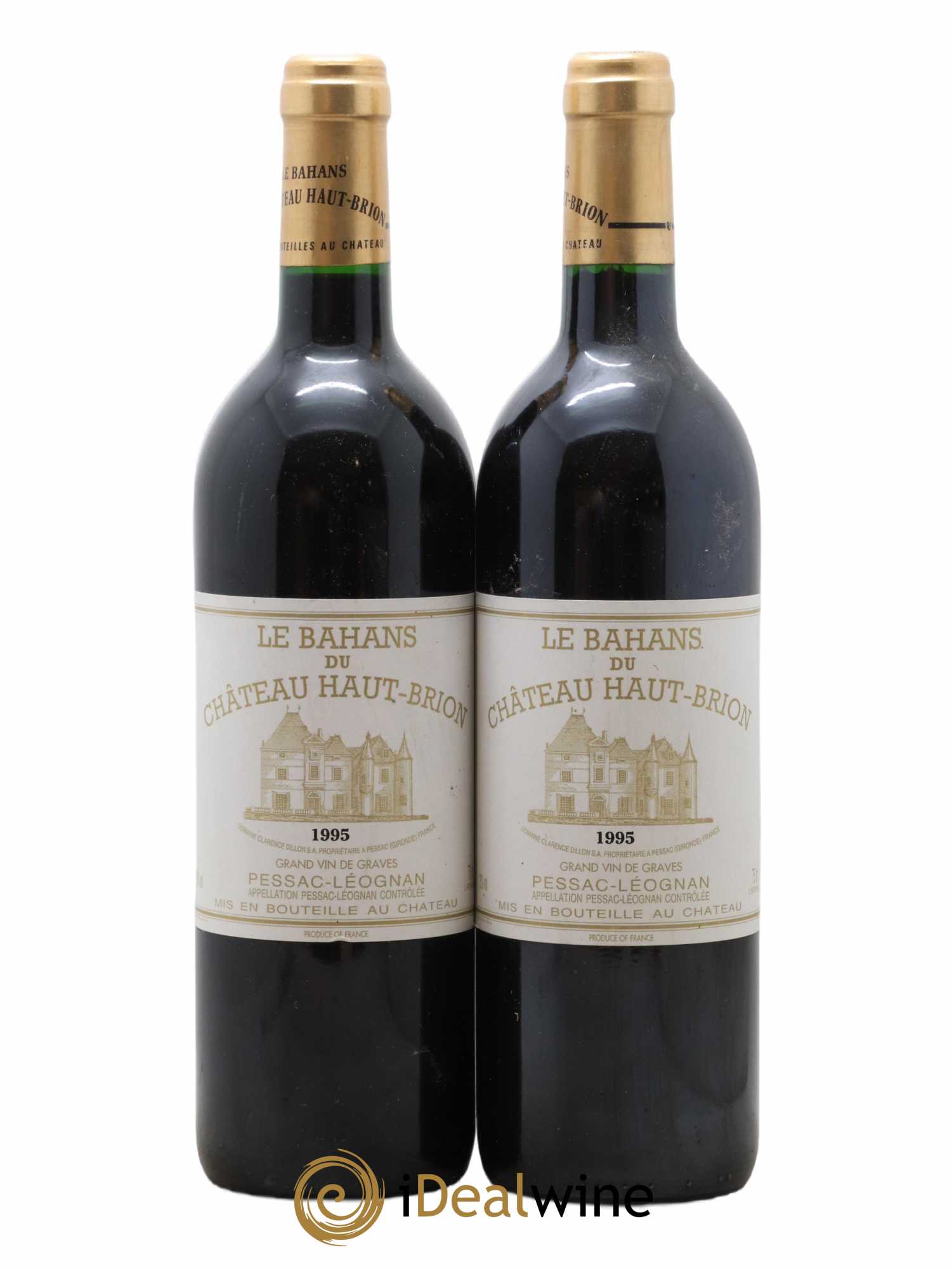 Clarence (Bahans) de Haut-Brion Second Vin 1995 - Lot de 2 bouteilles - 0