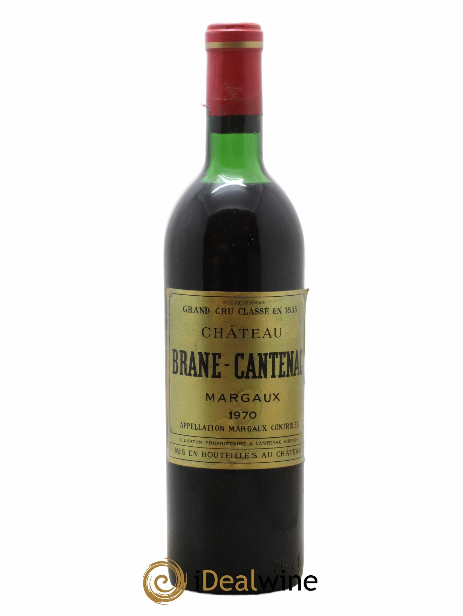 Château Brane Cantenac 2ème Grand Cru Classé 1970 - Lot de 1 bouteille - 0
