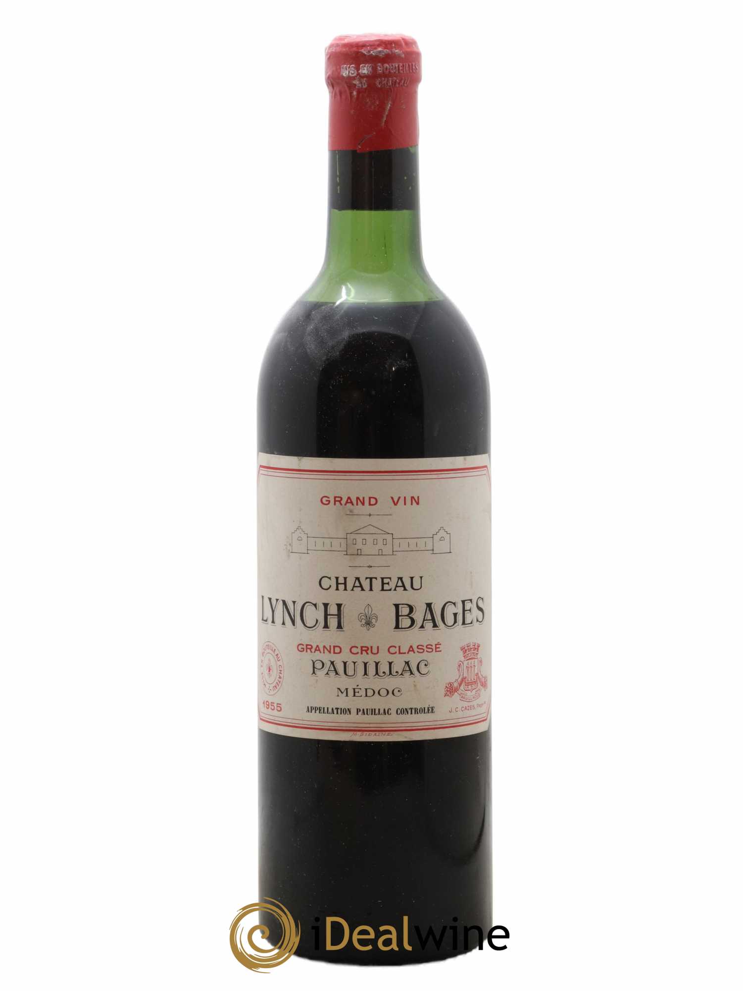 Château Lynch Bages 5ème Grand Cru Classé 1955 - Lot de 1 bouteille - 0