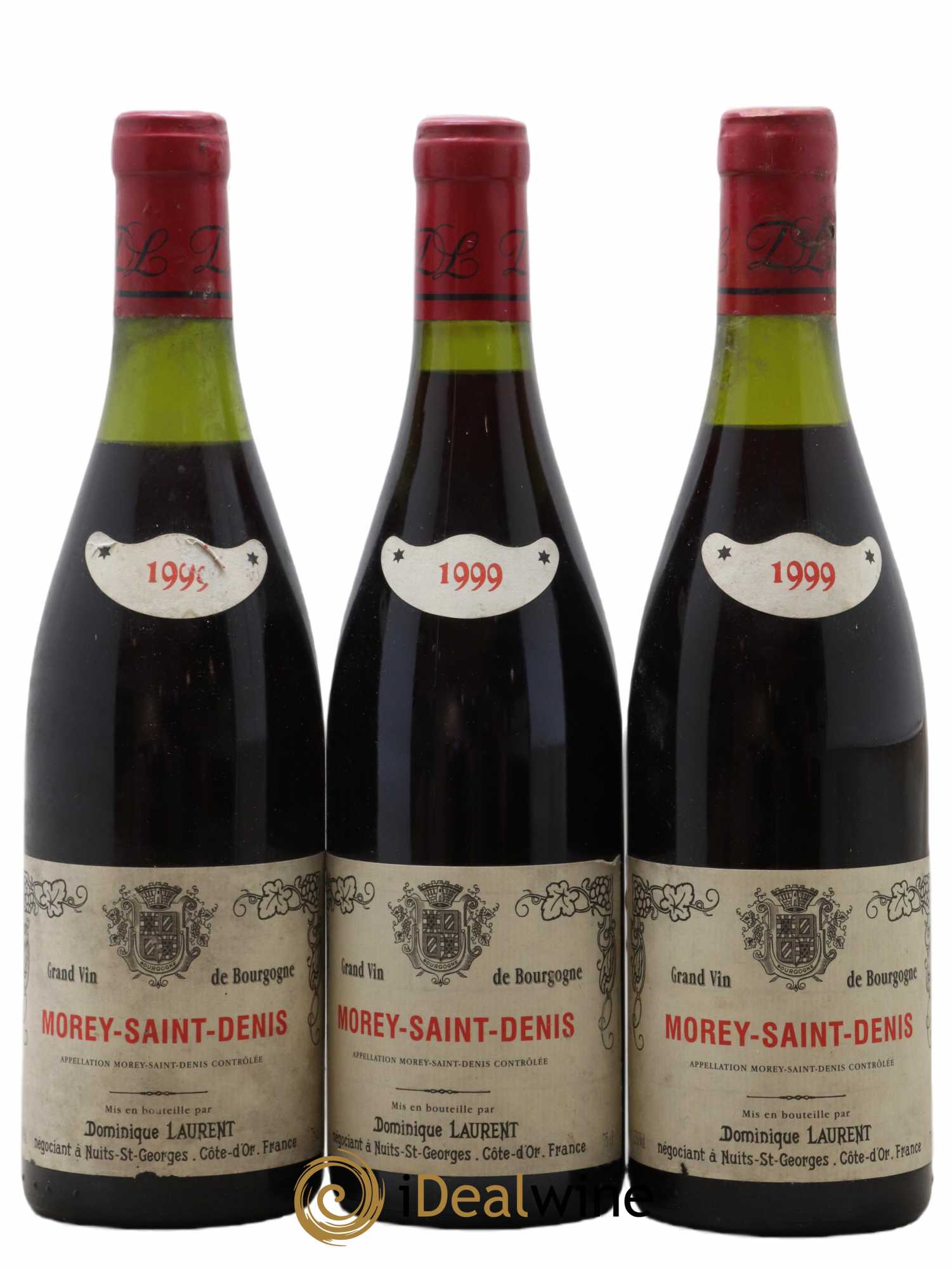 Morey-Saint-Denis Dominique Laurent 1999 - Lot de 3 bouteilles - 0