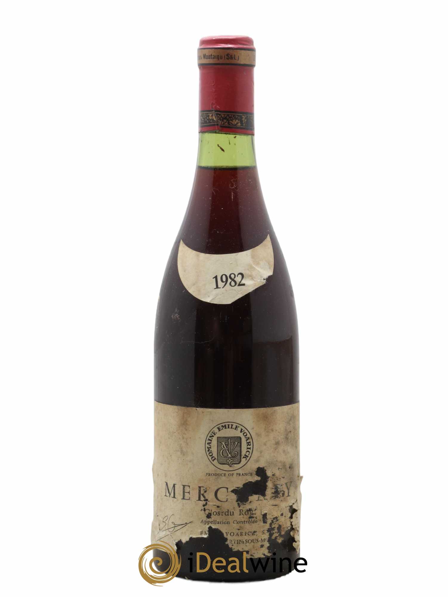Mercurey 1er Cru Clos Du Roy Emile Voarick 1982 - Lot de 1 bouteille - 0