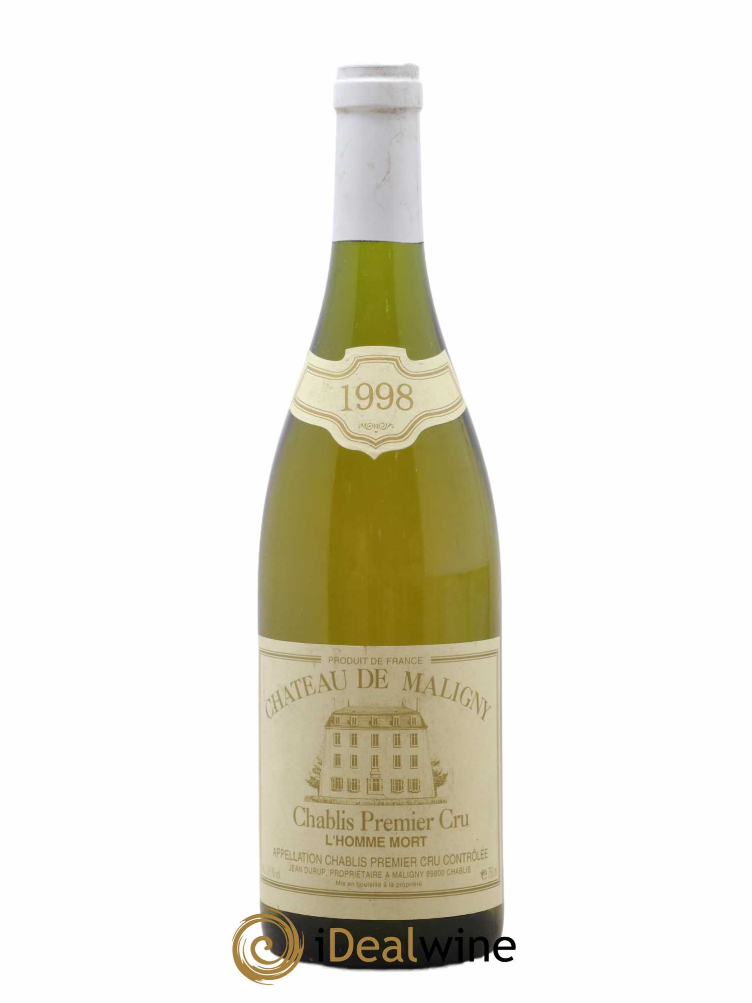 Chablis 1er Cru L'Homme Mort 1998 - Lot de 1 bouteille - 0