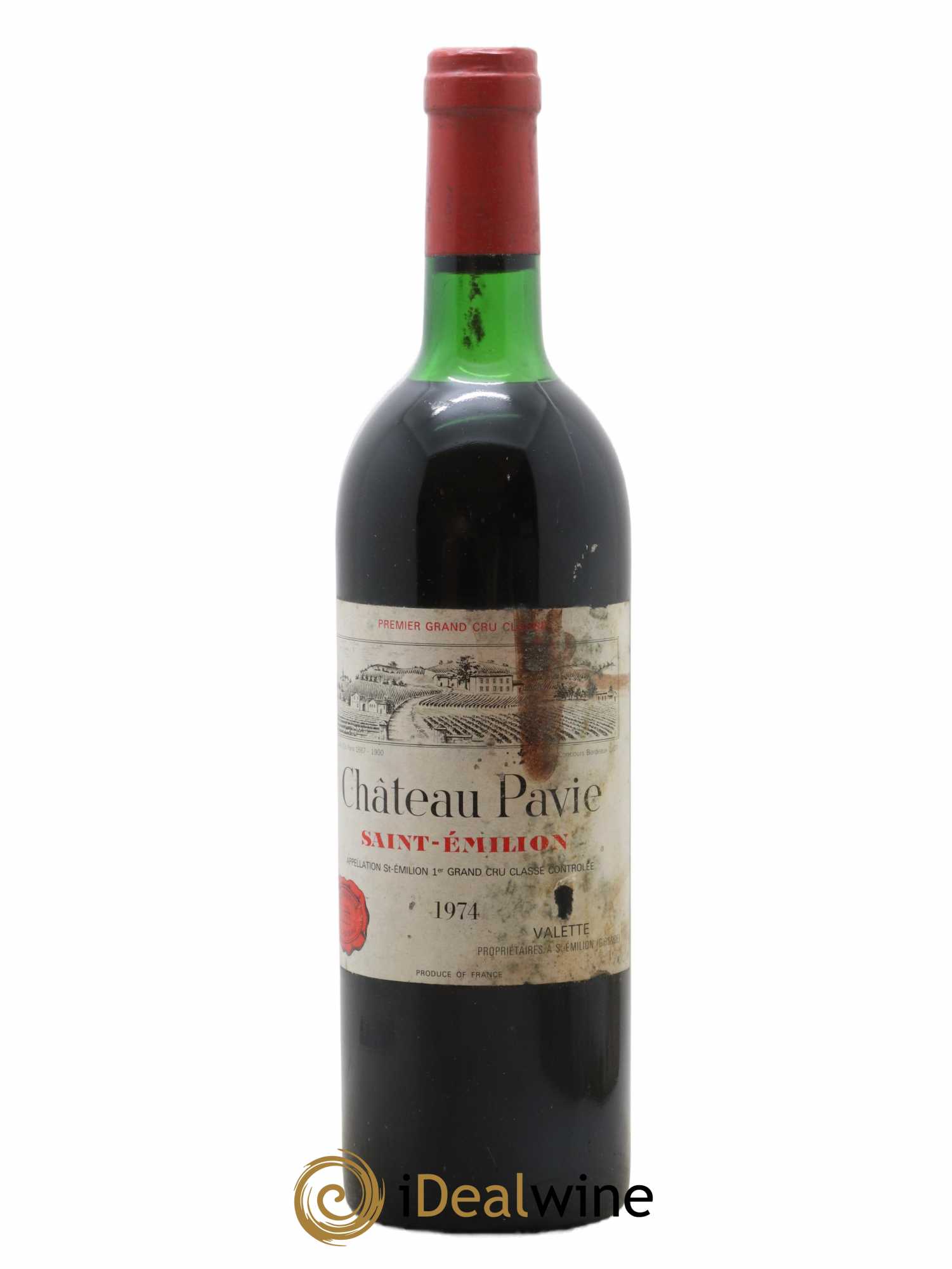 Château Pavie 1er Grand Cru Classé A 1974 - Lot de 1 bouteille - 0