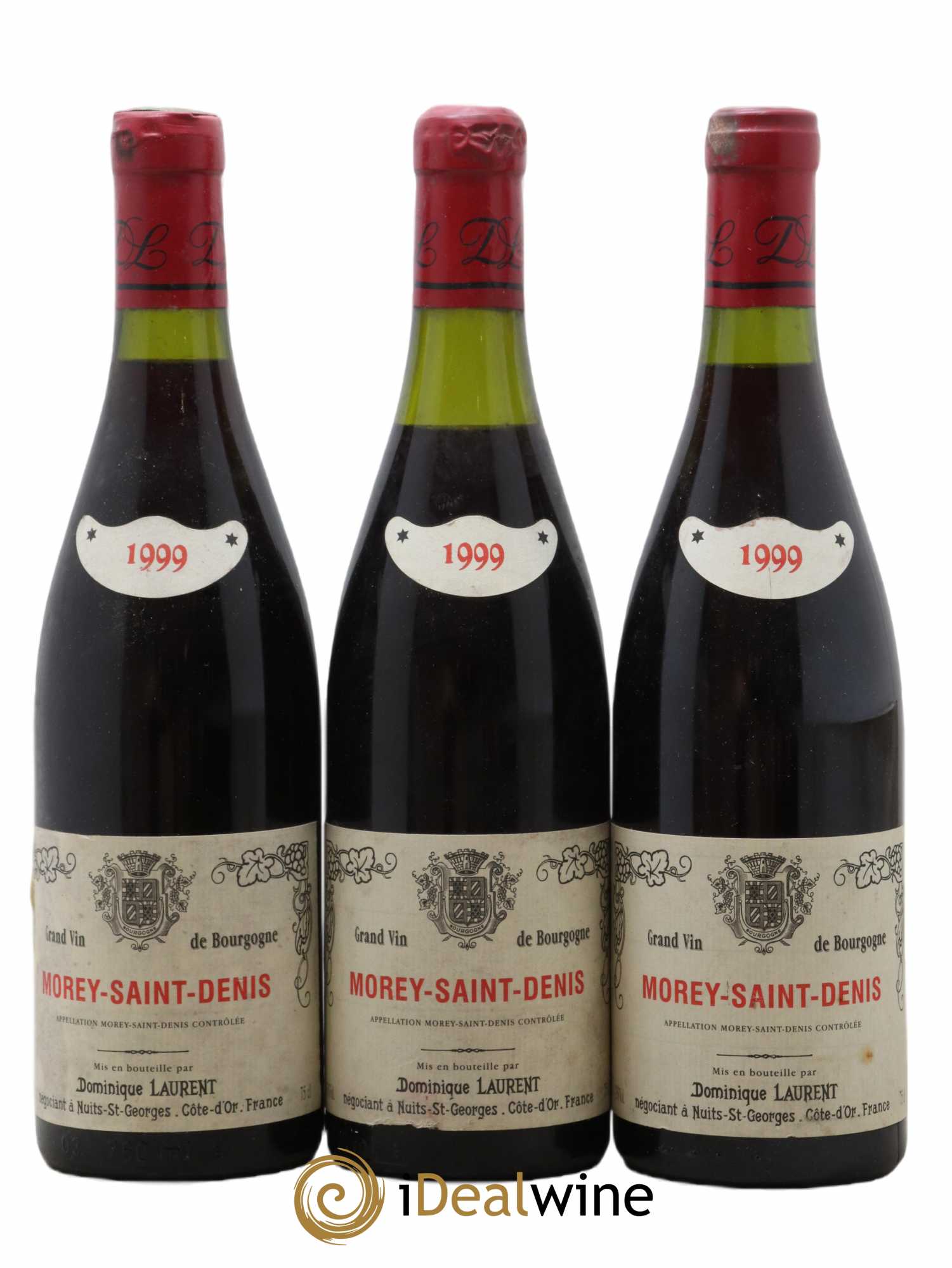 Morey-Saint-Denis Dominique Laurent 1999 - Lot de 3 bouteilles - 0