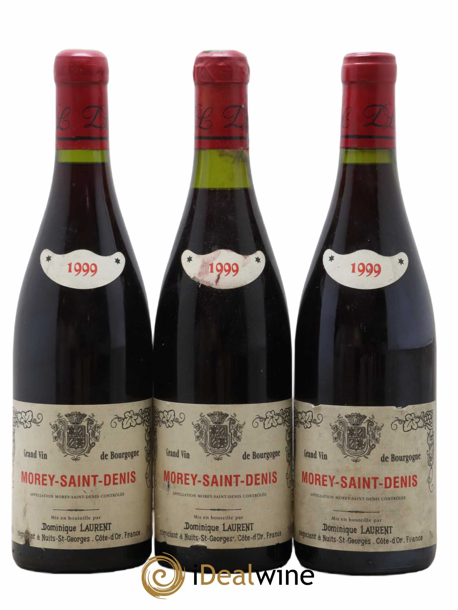 Morey-Saint-Denis Dominique Laurent 1999 - Lot de 3 bouteilles - 0