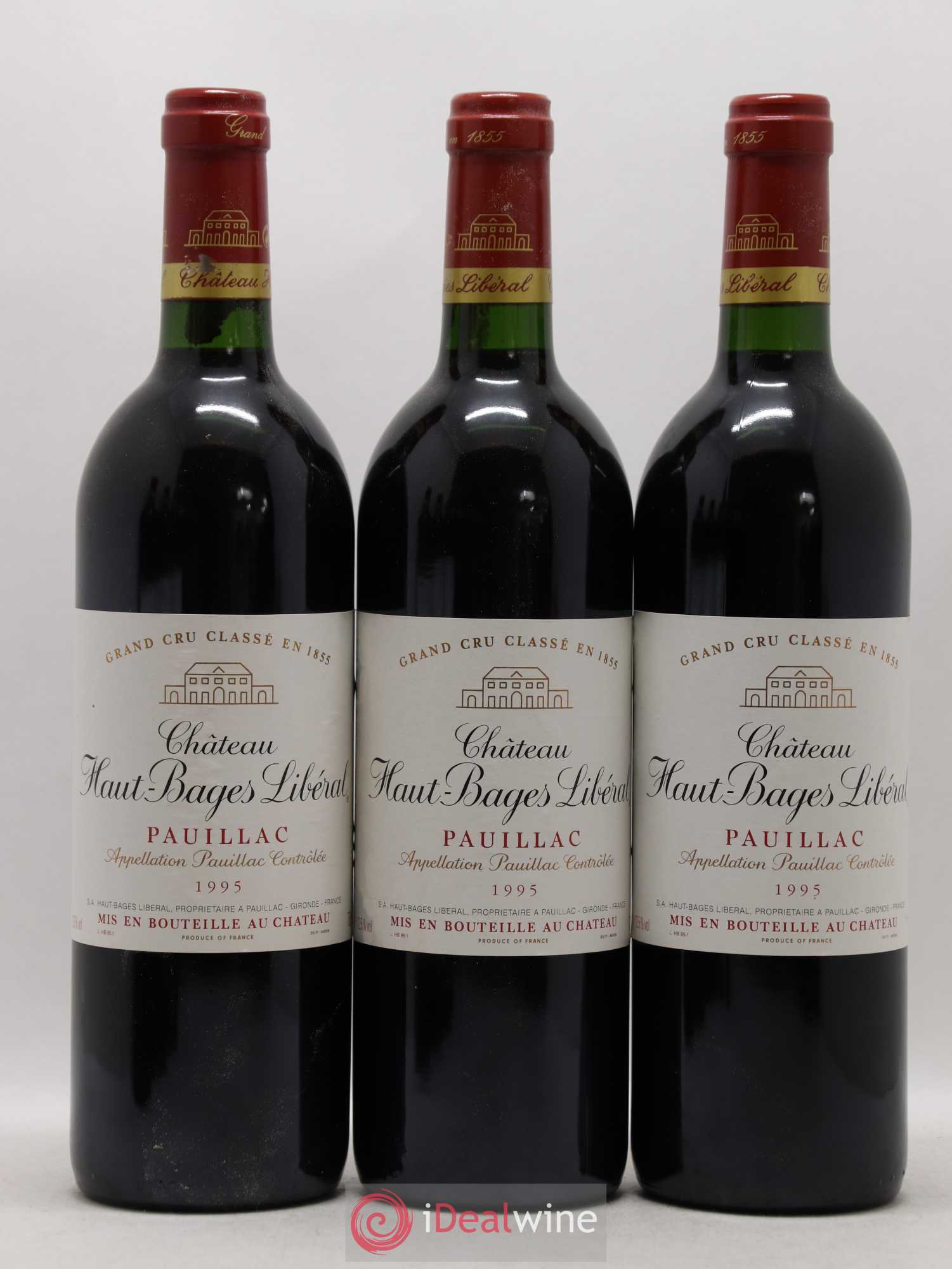 Château Haut Bages Libéral 5ème Grand Cru Classé 1995 - Lot de 6 bouteilles - 1