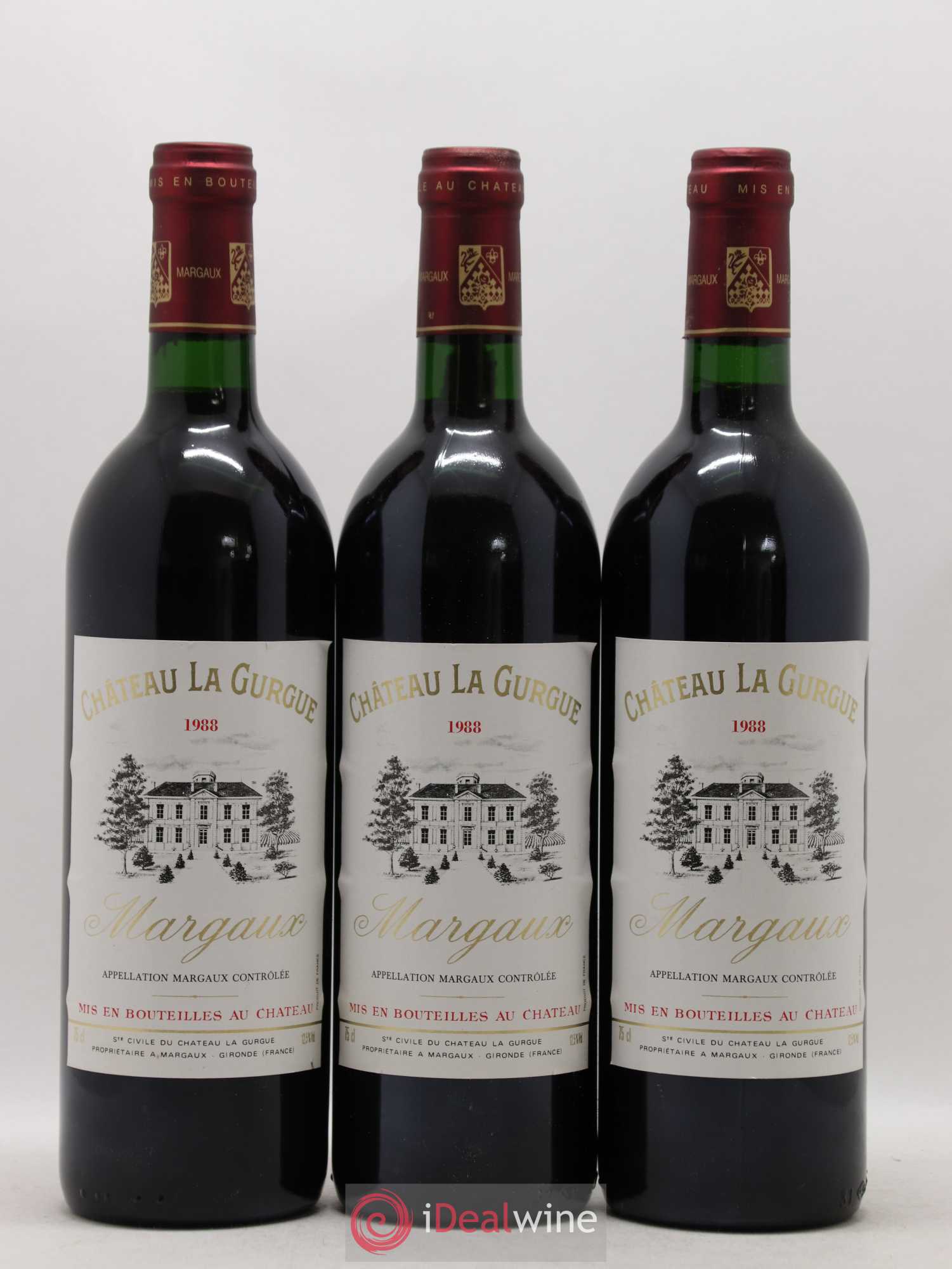 Château la Gurgue Cru Bourgeois (sans prix de réserve) 1988 - Lot de 6 bouteilles - 2