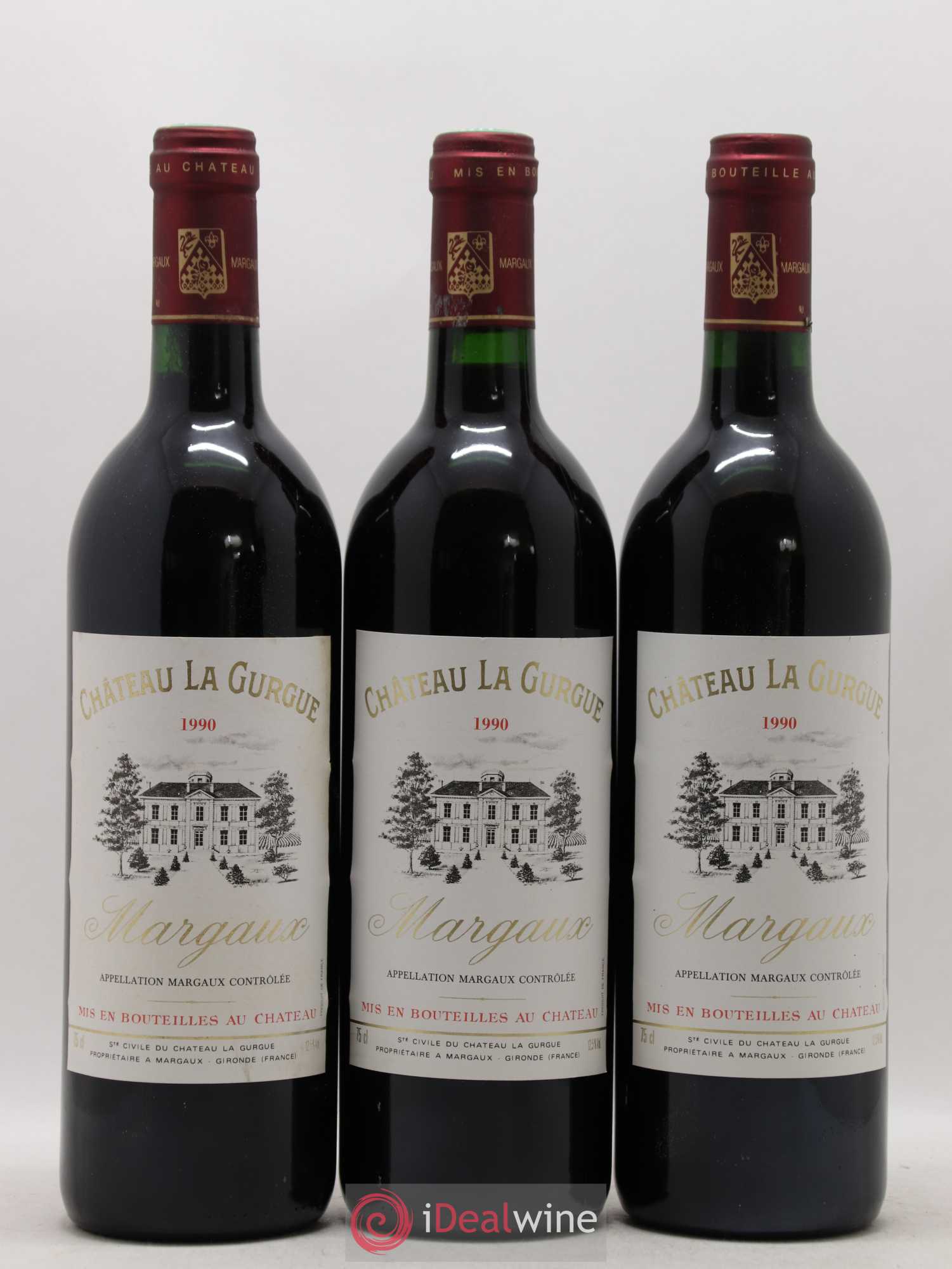Château la Gurgue Cru Bourgeois 1990 - Lot de 6 bouteilles - 2