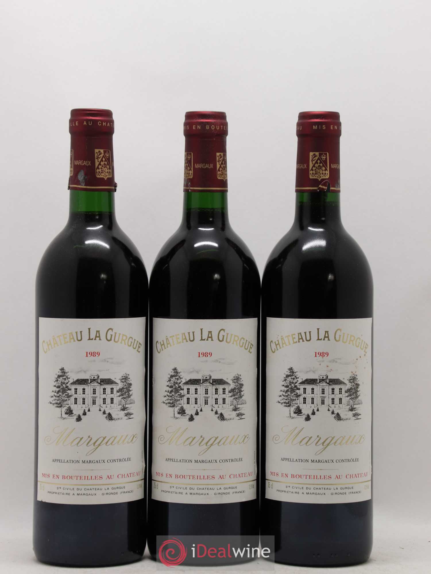Château la Gurgue Cru Bourgeois (sans prix de réserve) 1989 - Lot de 6 bouteilles - 2