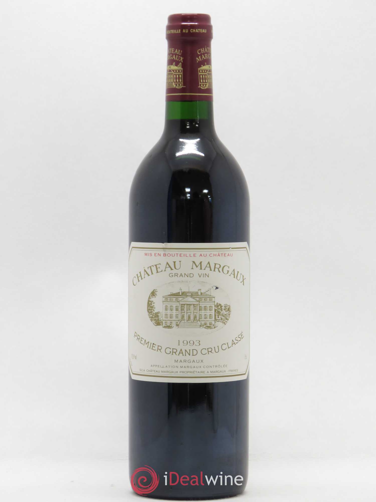 Château Margaux 1er Grand Cru Classé 1993 - Lot de 1 bouteille - 0