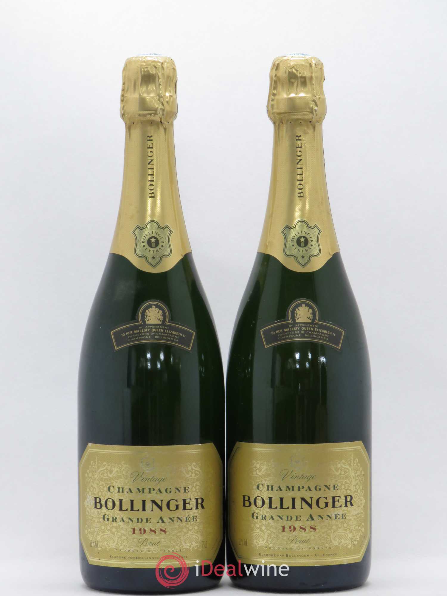 La Grande Année Brut Bollinger 1988 - Lot de 2 bouteilles - 0