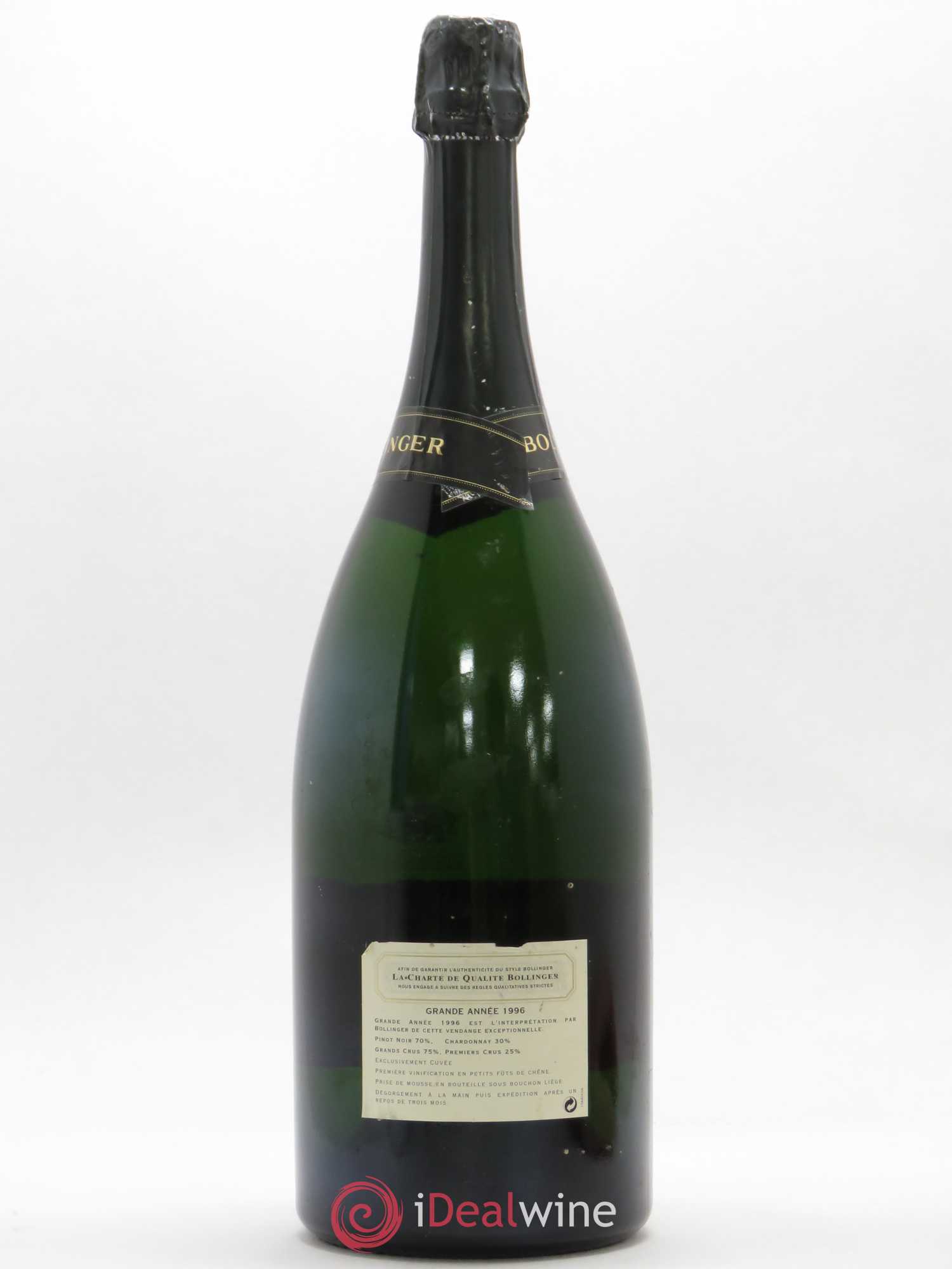 La Grande Année Brut Bollinger 1996 - Lot de 1 magnum - 1