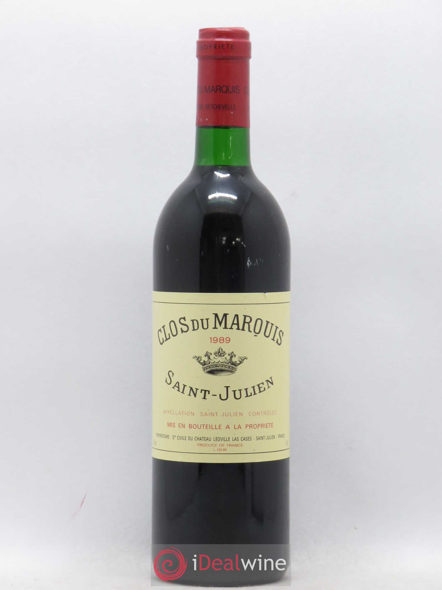 Clos du Marquis 1989 - Lot de 1 bouteille - 0