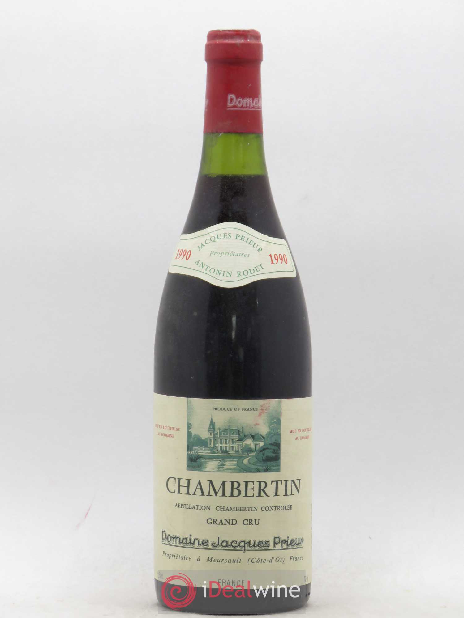 Chambertin Grand Cru Jacques Prieur (Domaine) 1990 - Lot de 1 bouteille - 0