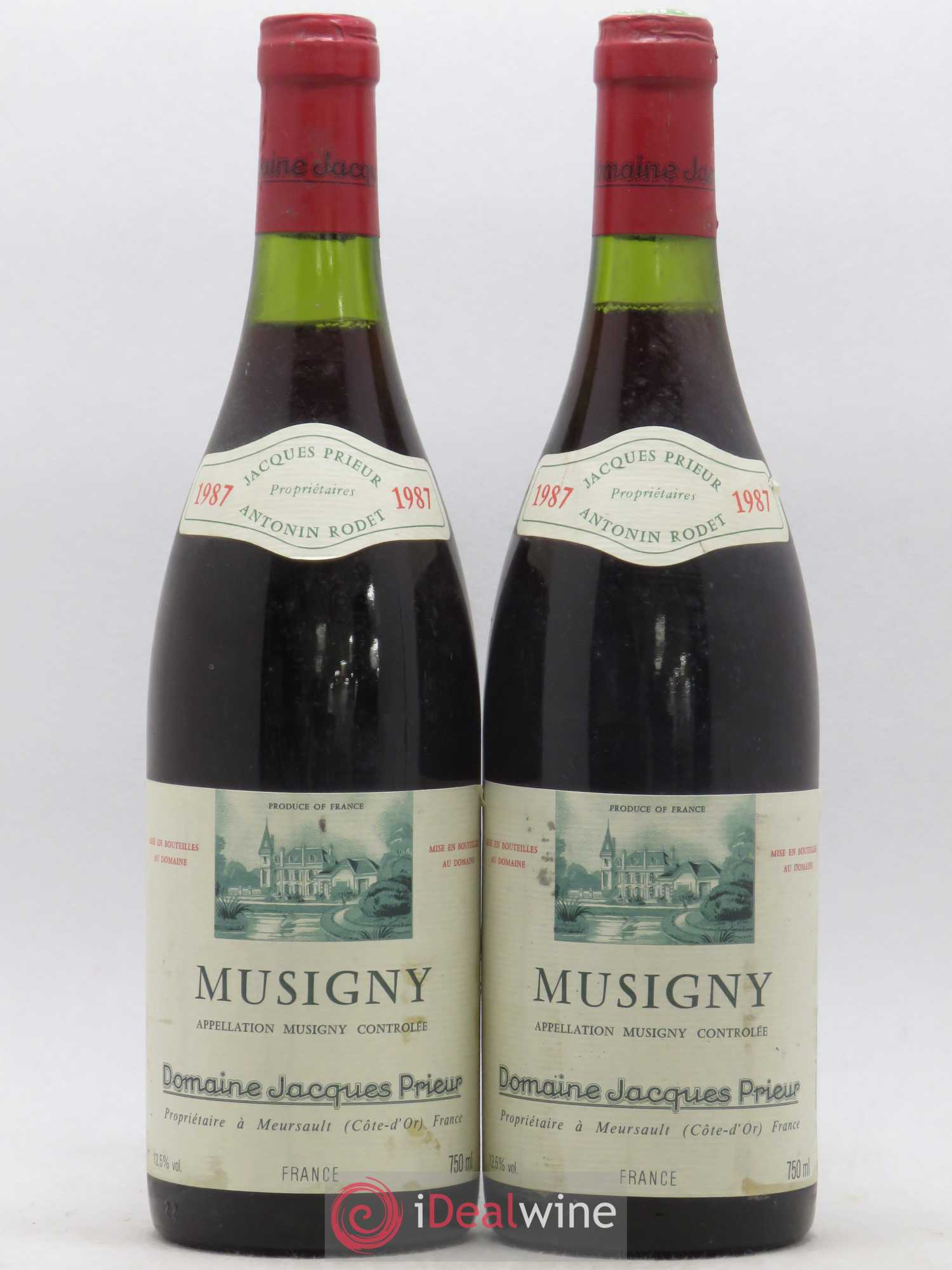 Musigny Grand Cru Jacques Prieur (Domaine) 1987 - Lot of 2 bottles - 0