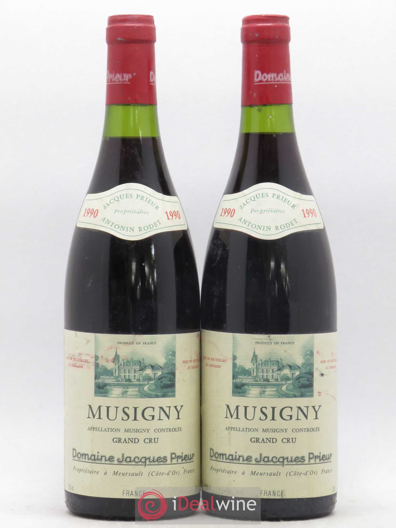 Musigny Grand Cru Jacques Prieur (Domaine) 1990 - Lot de 2 bouteilles - 0