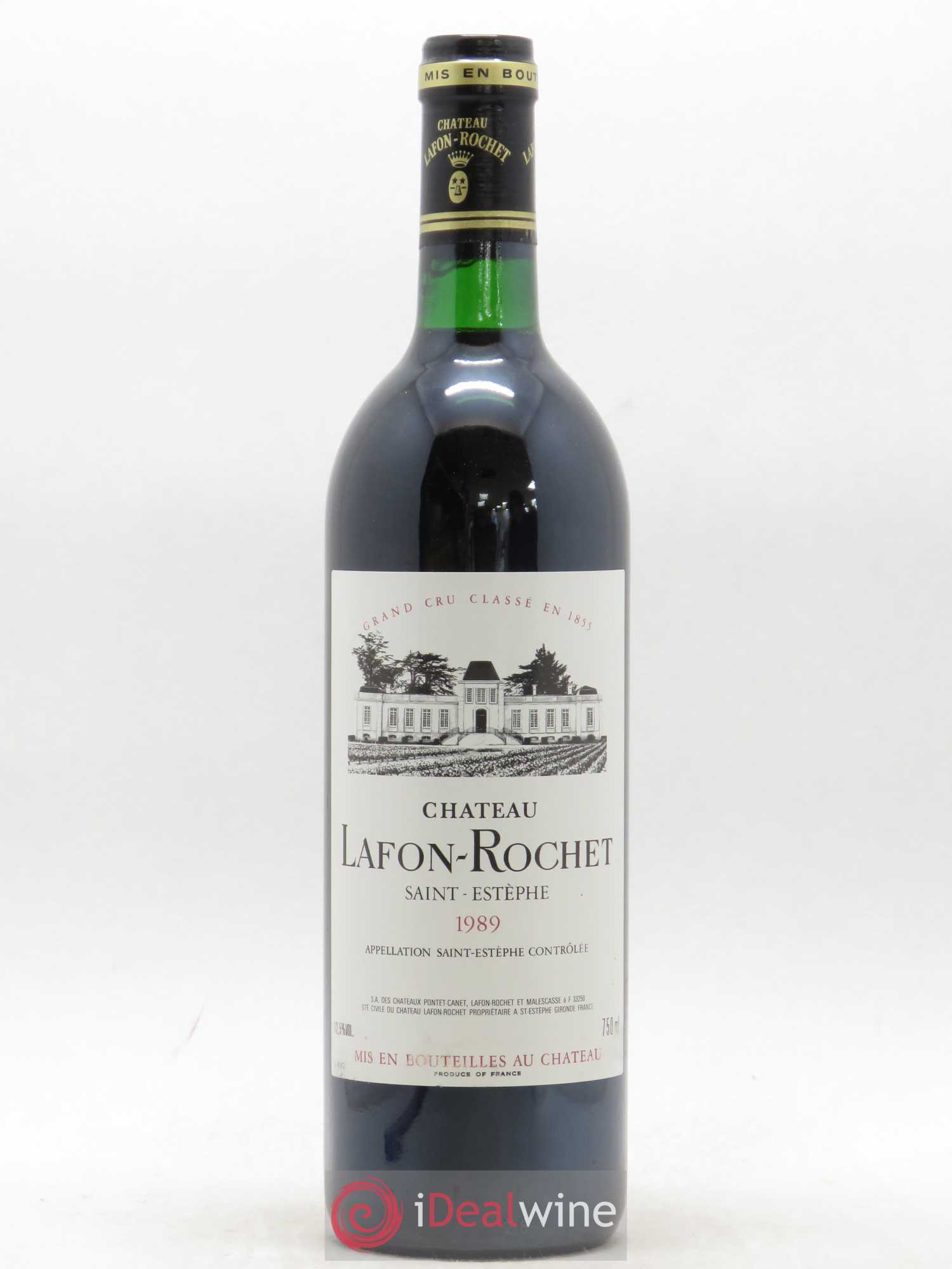 Château Lafon Rochet 4ème Grand Cru Classé 1989 - Lot de 1 bouteille - 0